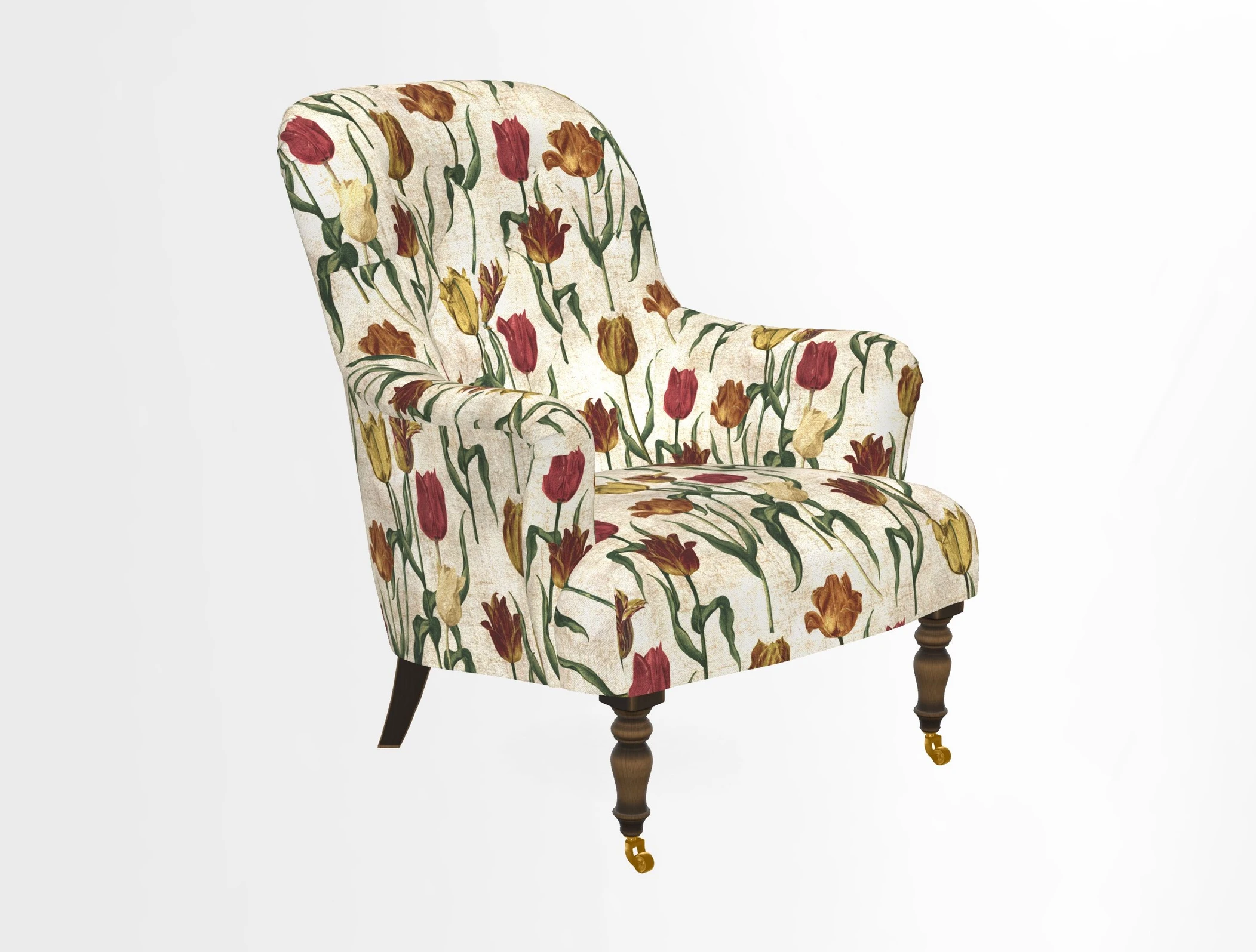 Tisbury Chair in House Clever Velvet Henna