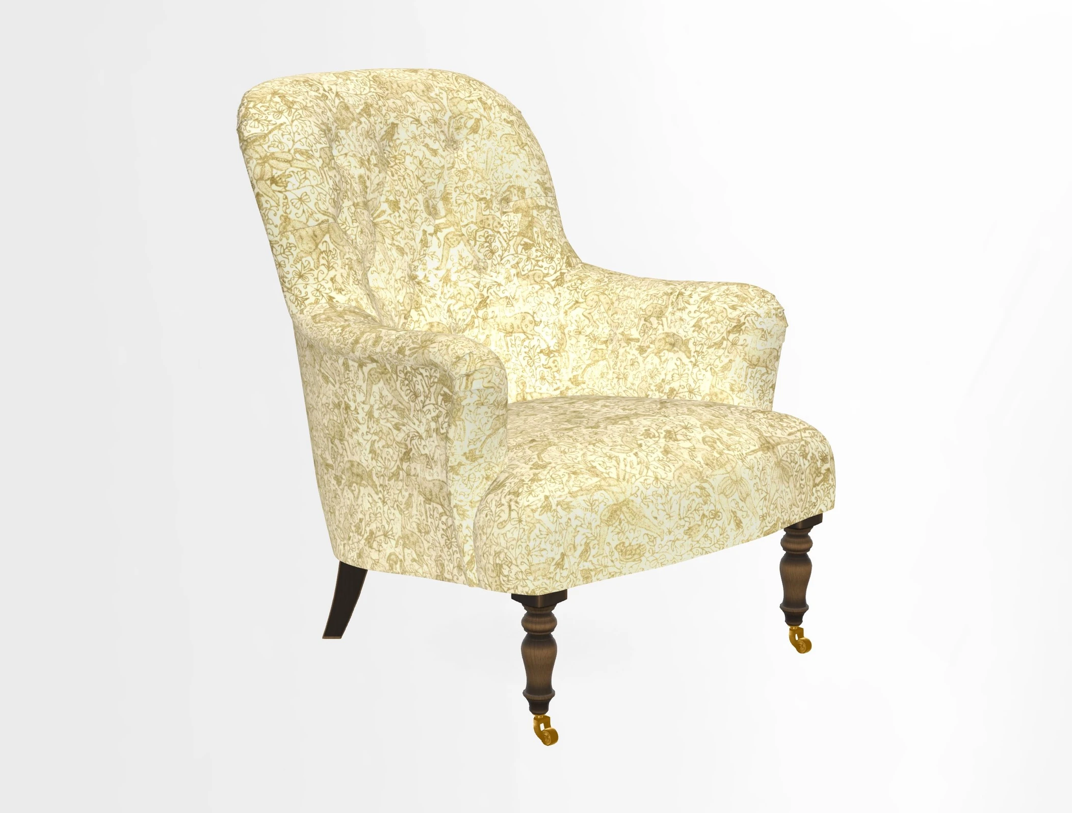 Tisbury Chair in House Clever Velvet Henna