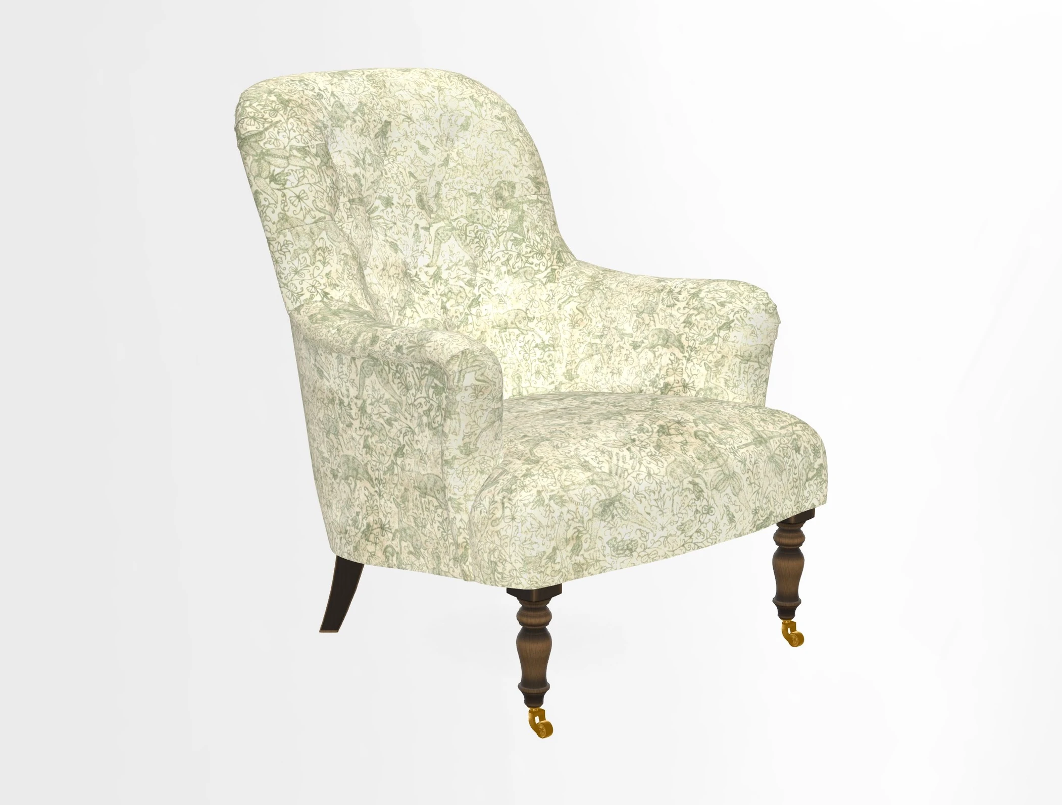 Tisbury Chair in House Clever Velvet Henna