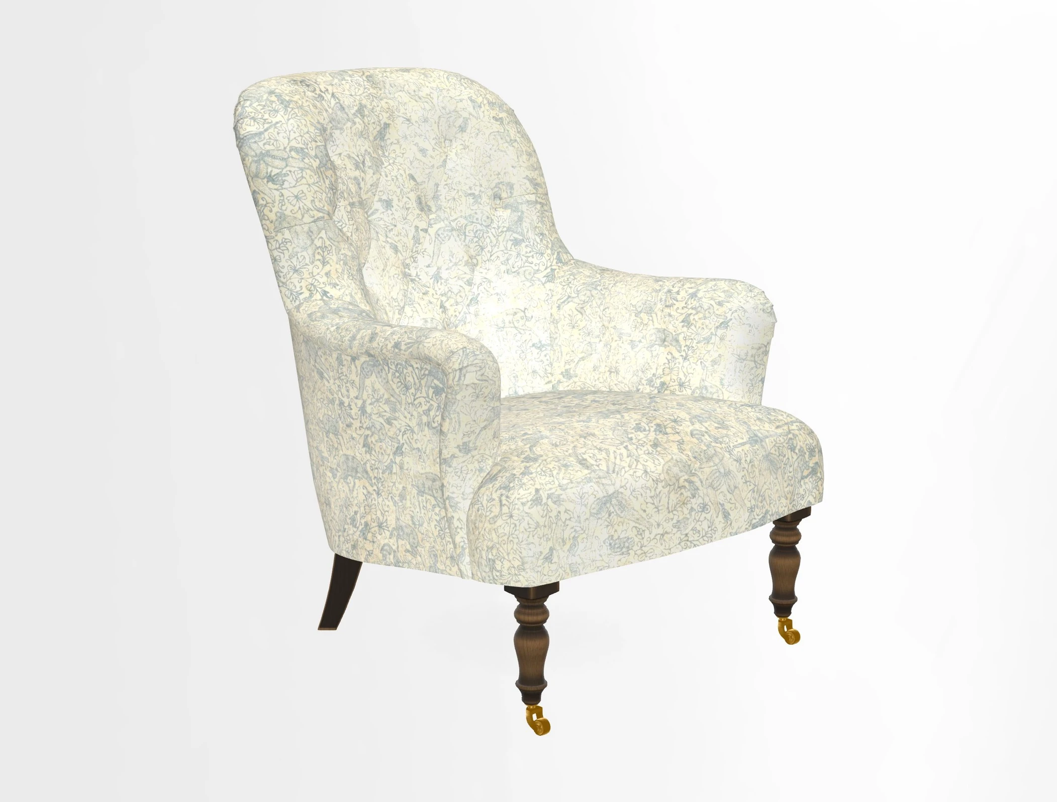 Tisbury Chair in House Clever Velvet Henna