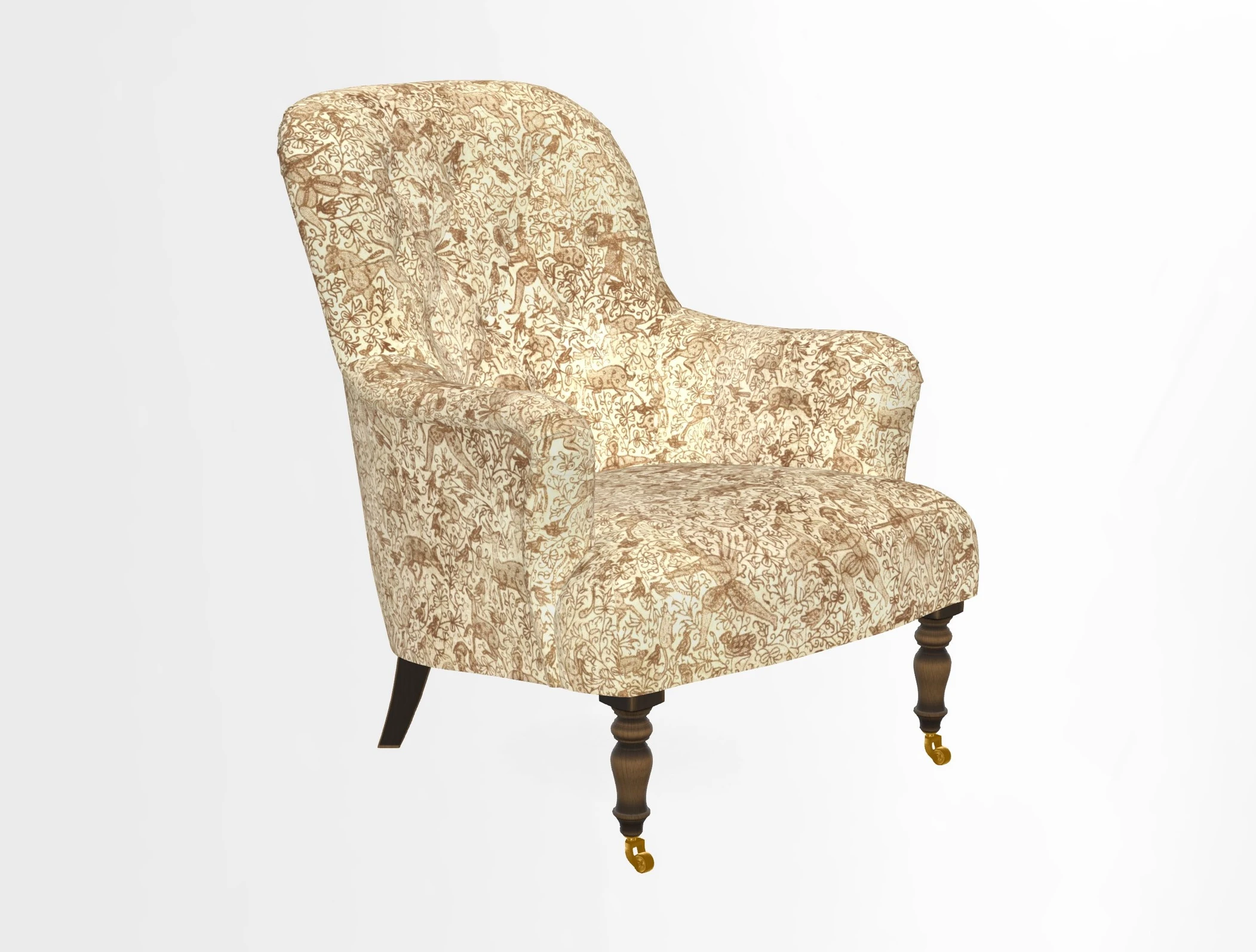Tisbury Chair in House Clever Velvet Henna
