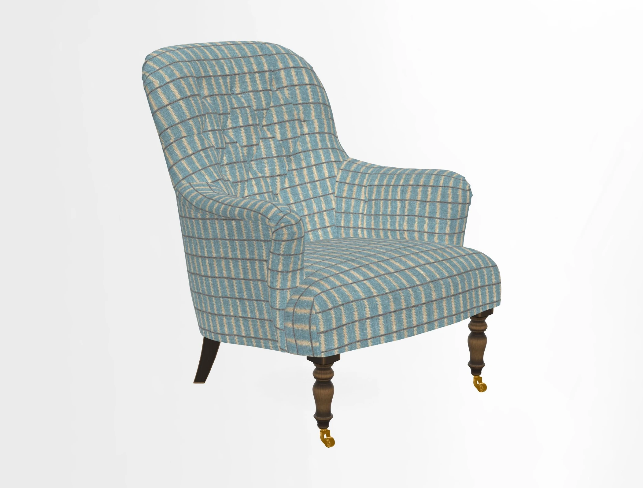 Tisbury Chair in House Clever Velvet Henna