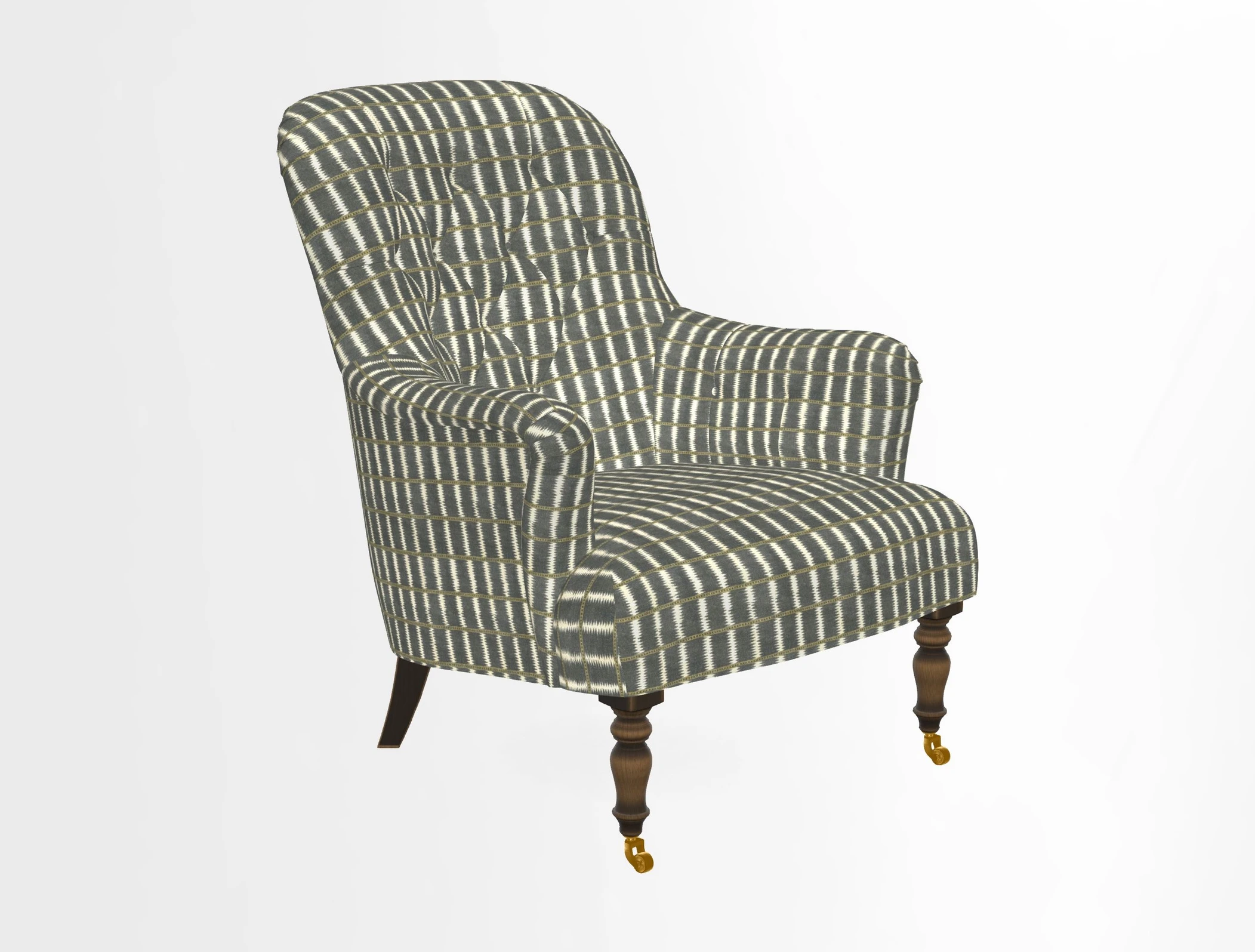 Tisbury Chair in House Clever Velvet Henna