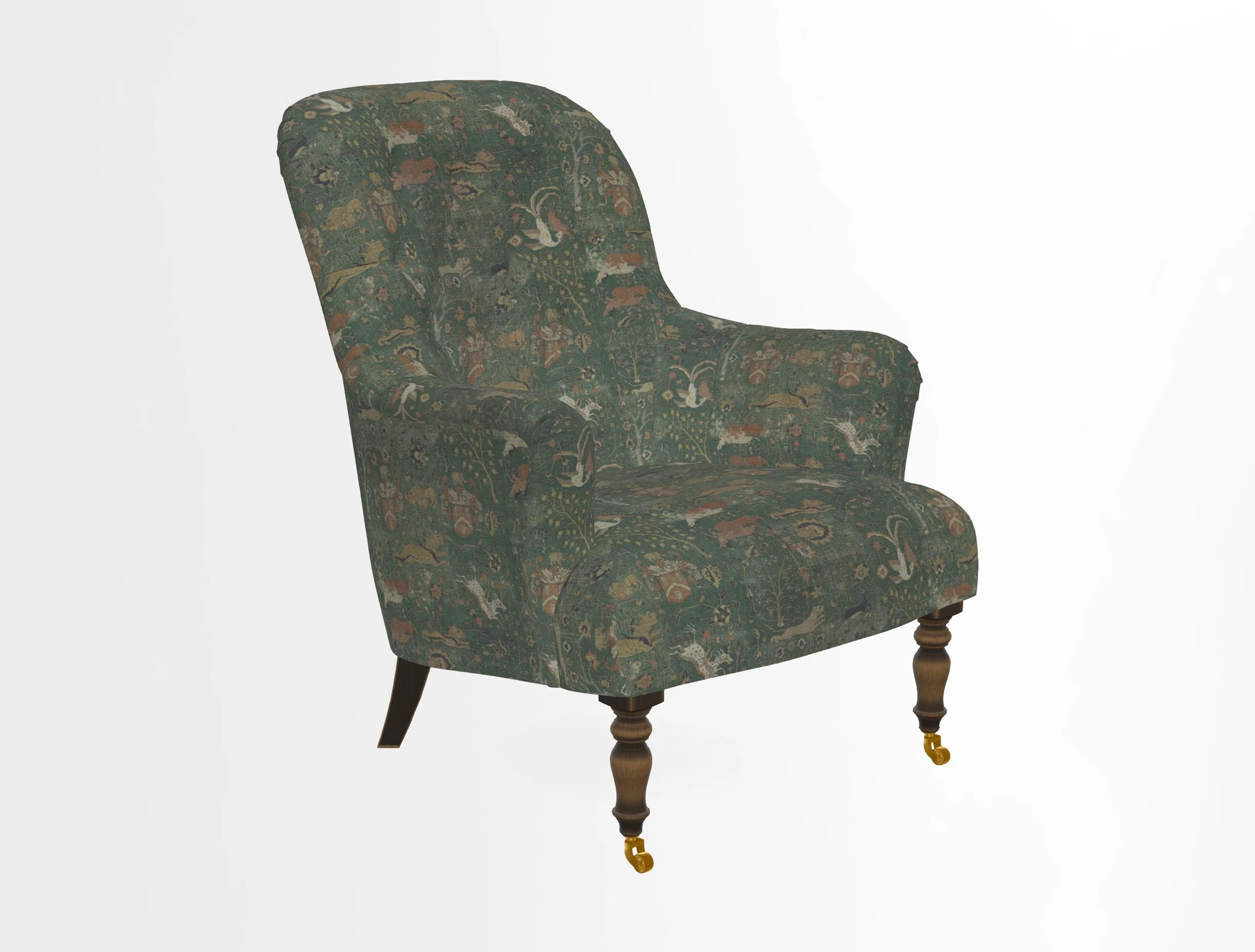 Tisbury Chair in House Clever Velvet Henna