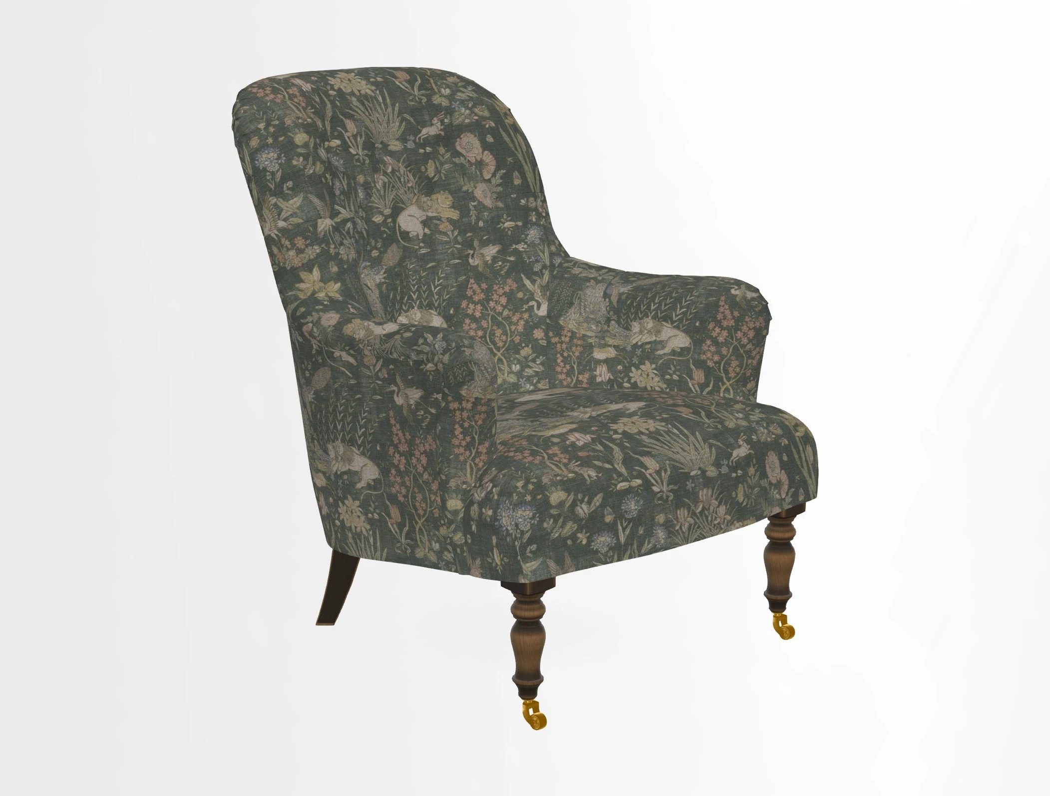 Tisbury Chair in House Clever Velvet Henna