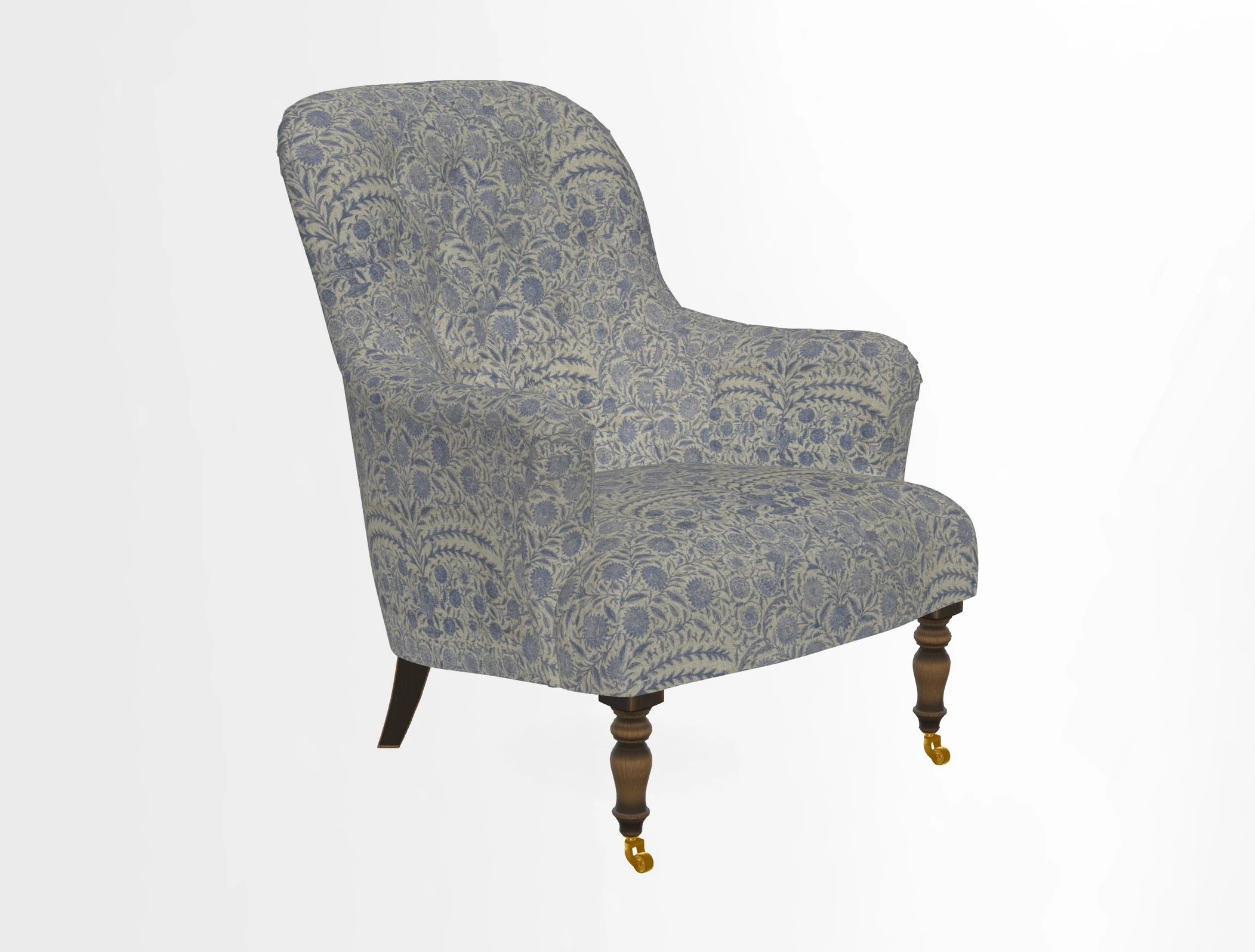 Tisbury Chair in House Clever Velvet Henna