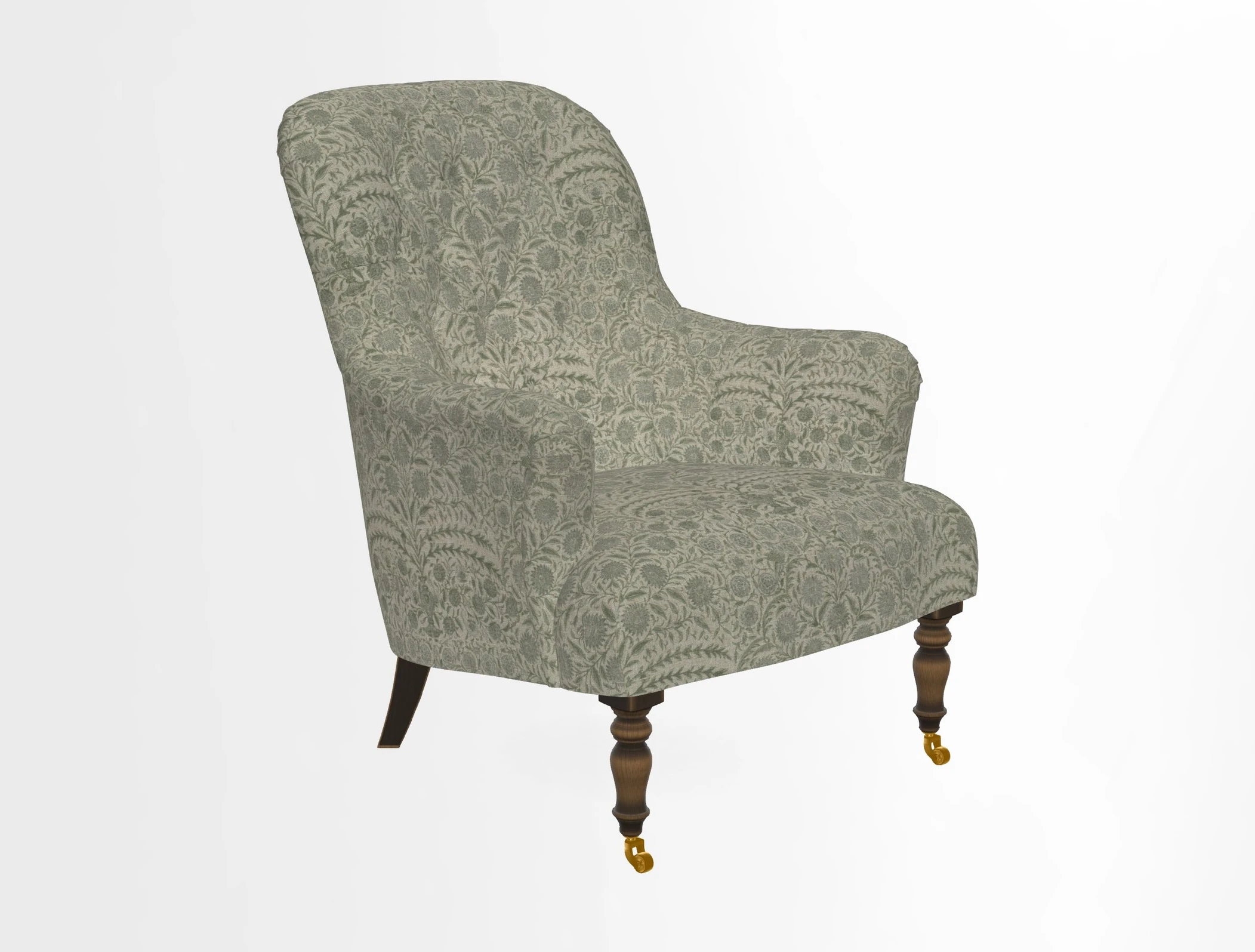 Tisbury Chair in House Clever Velvet Henna