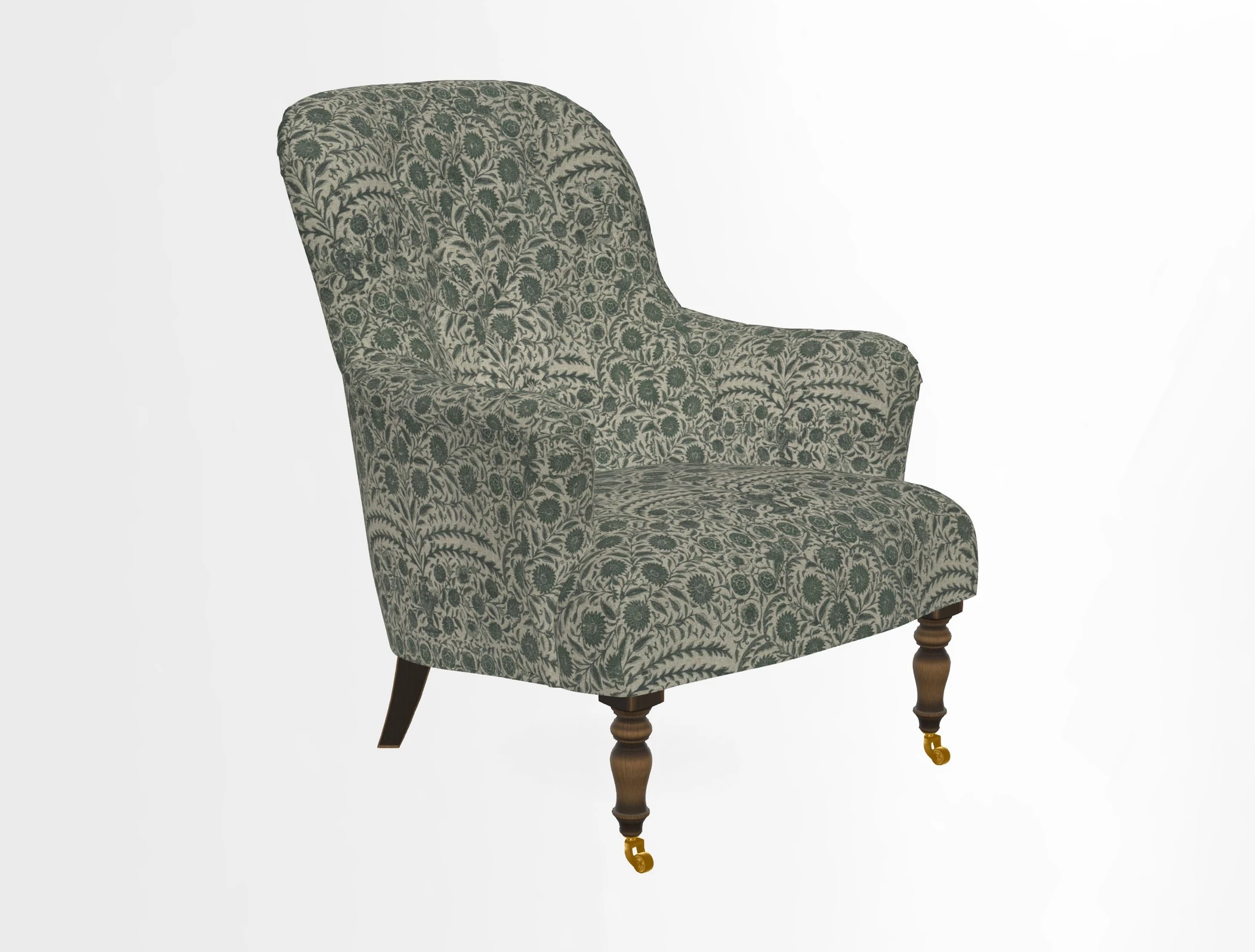 Tisbury Chair in House Clever Velvet Henna