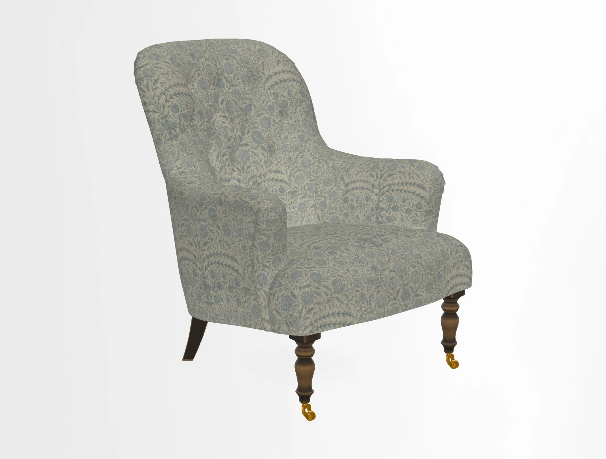 Tisbury Chair in House Clever Velvet Henna