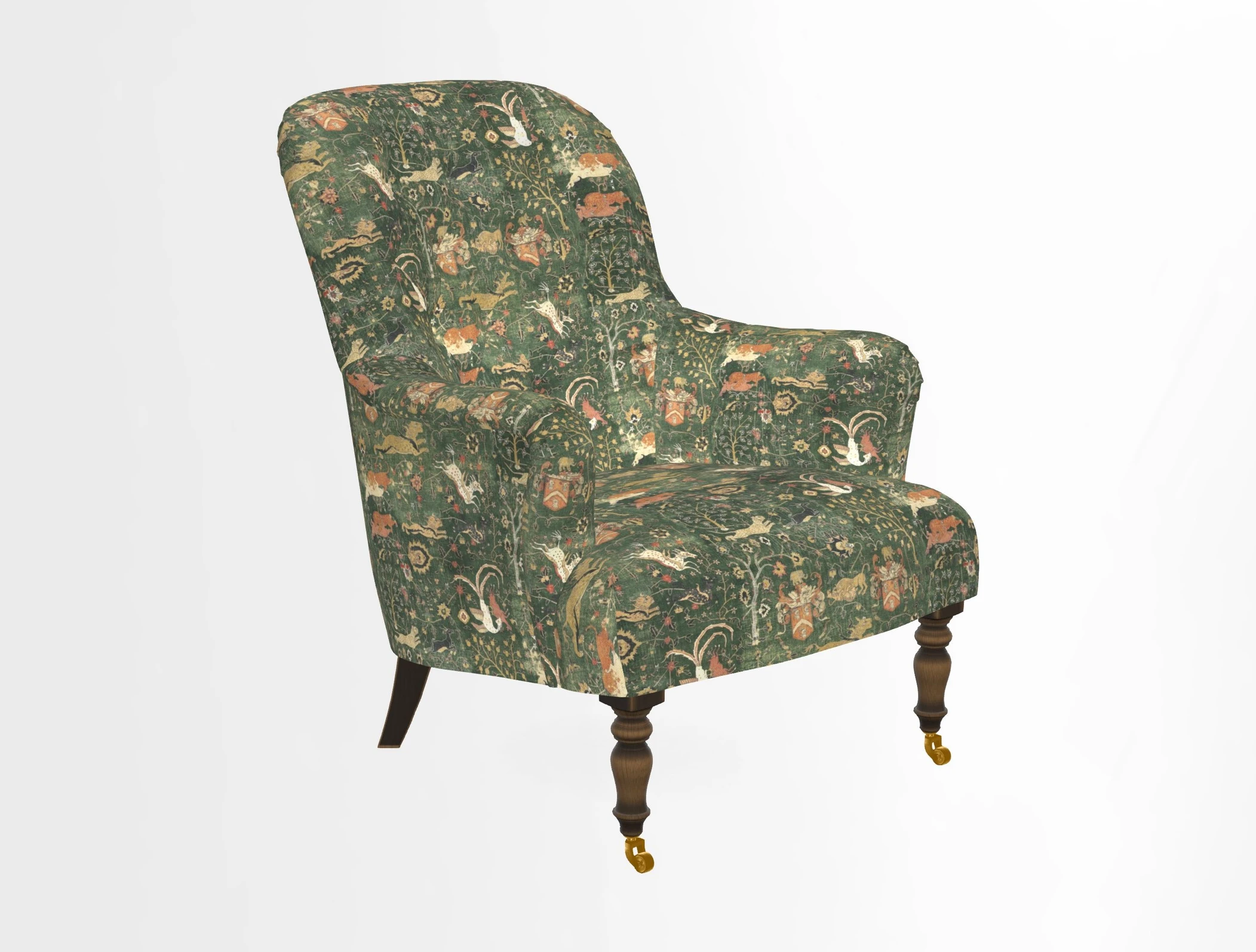 Tisbury Chair in House Clever Velvet Henna