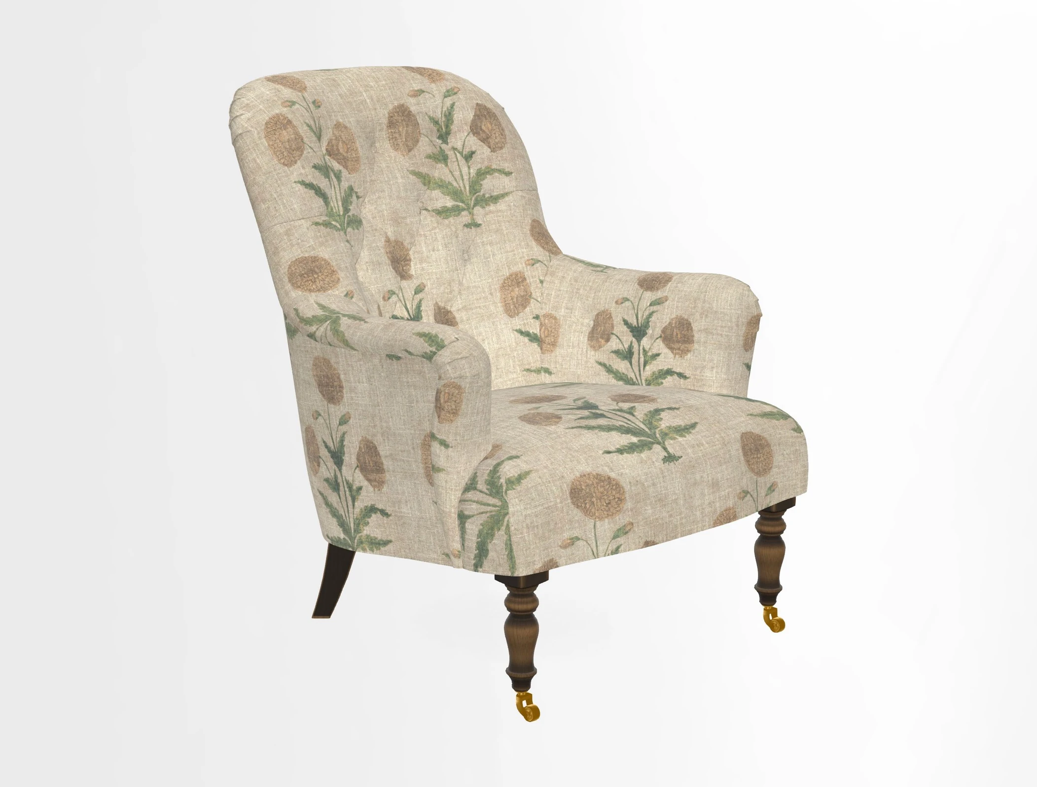 Tisbury Chair in House Clever Velvet Henna
