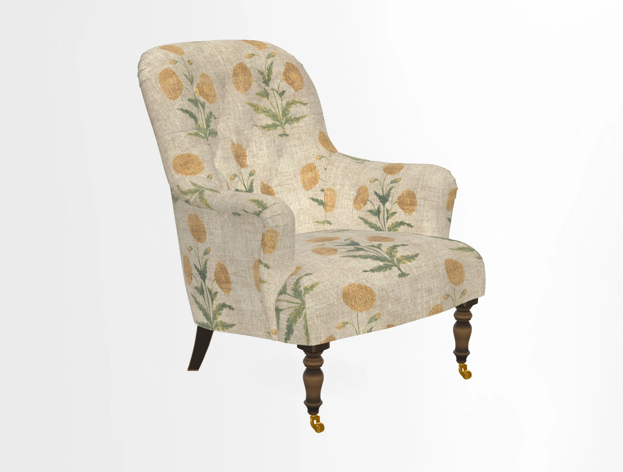 Tisbury Chair in House Clever Velvet Henna