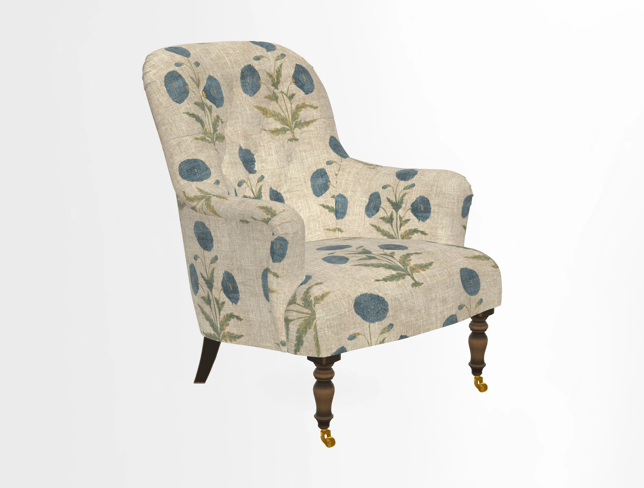 Tisbury Chair in House Clever Velvet Henna