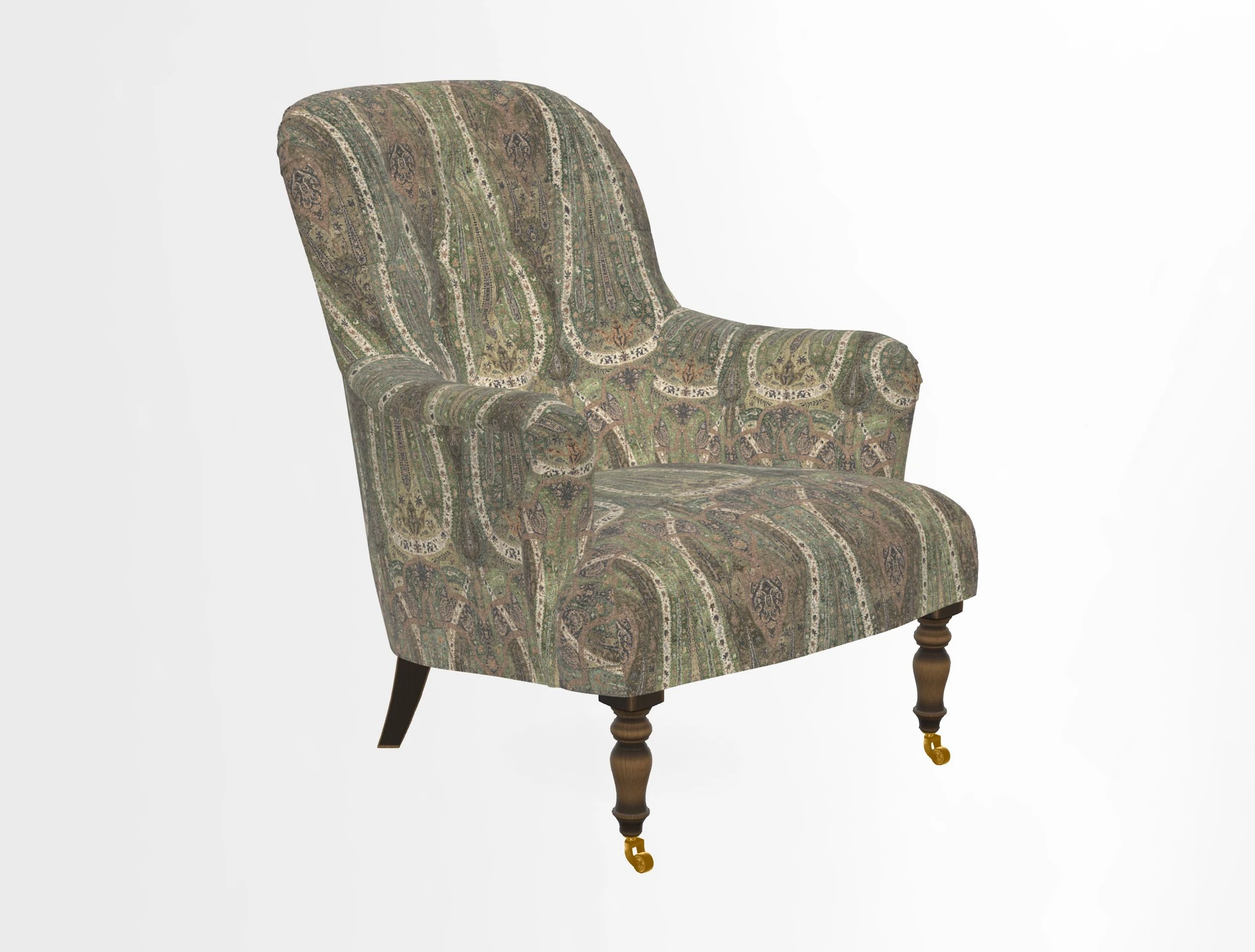 Tisbury Chair in House Clever Velvet Henna
