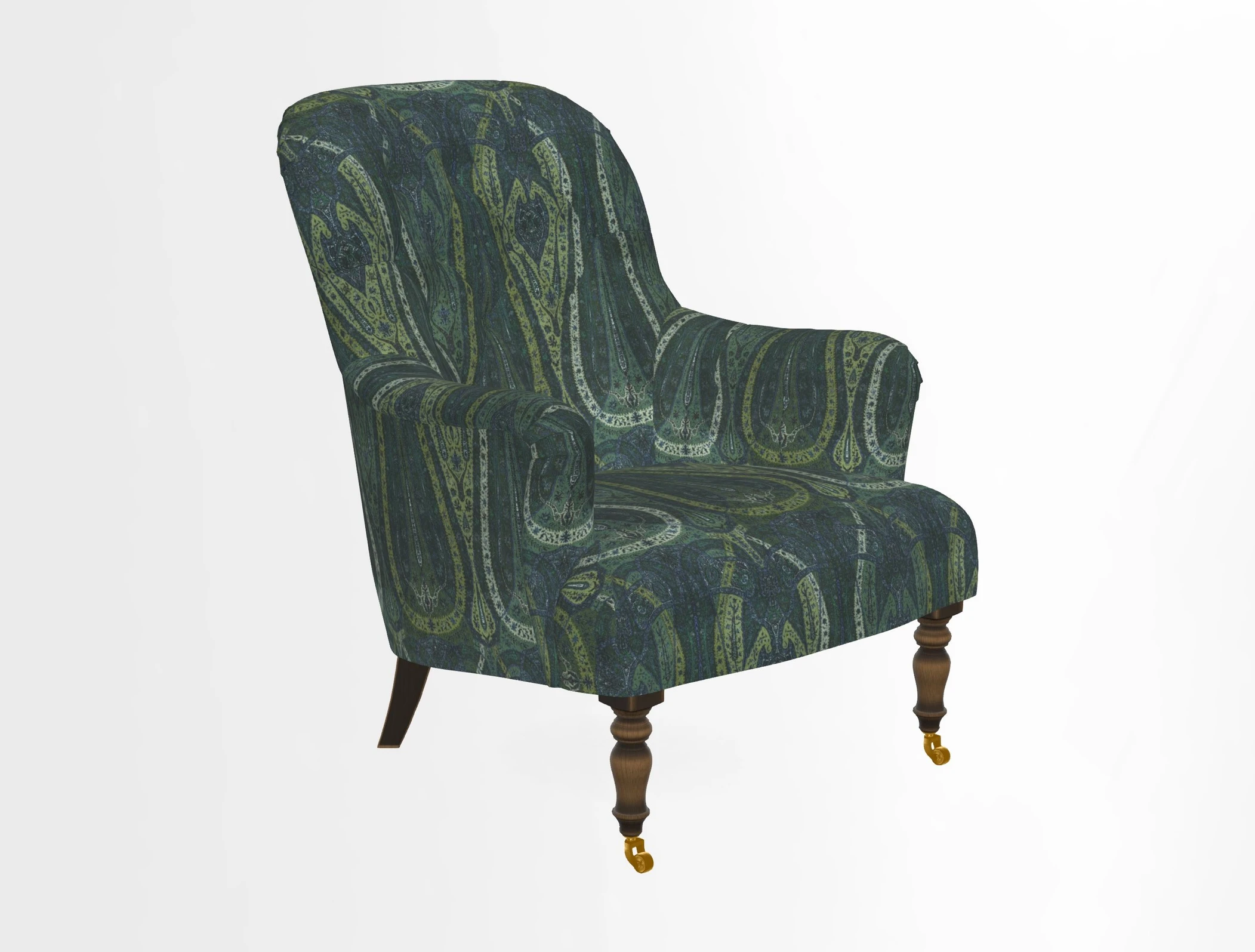 Tisbury Chair in House Clever Velvet Henna