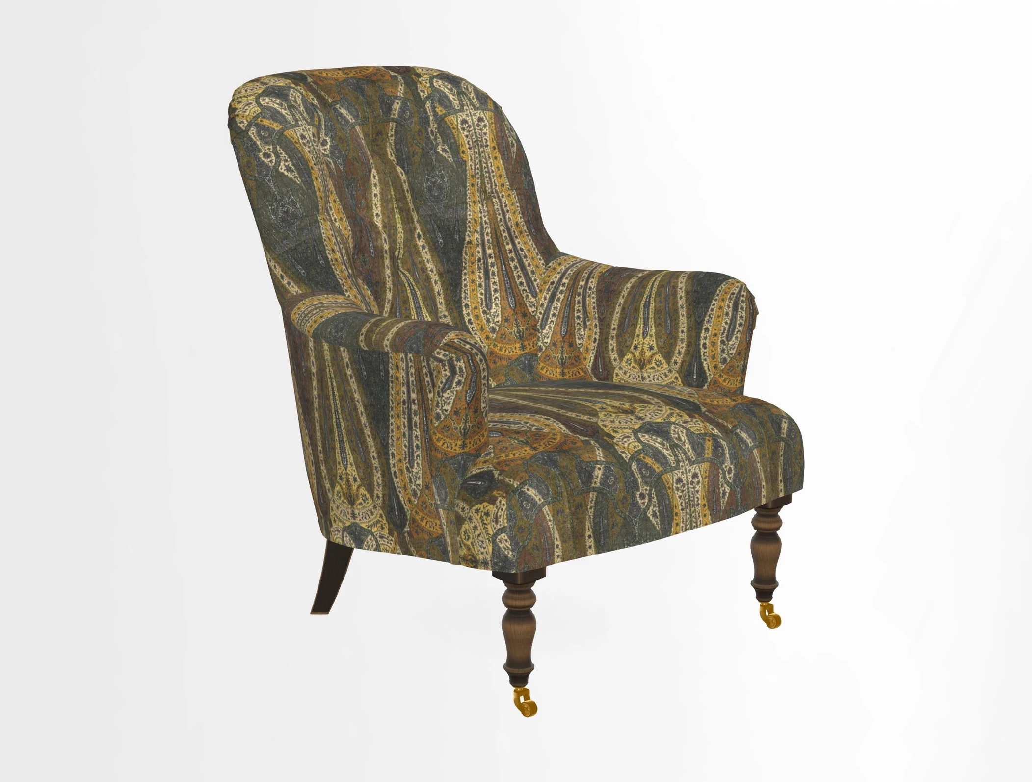 Tisbury Chair in House Clever Velvet Henna
