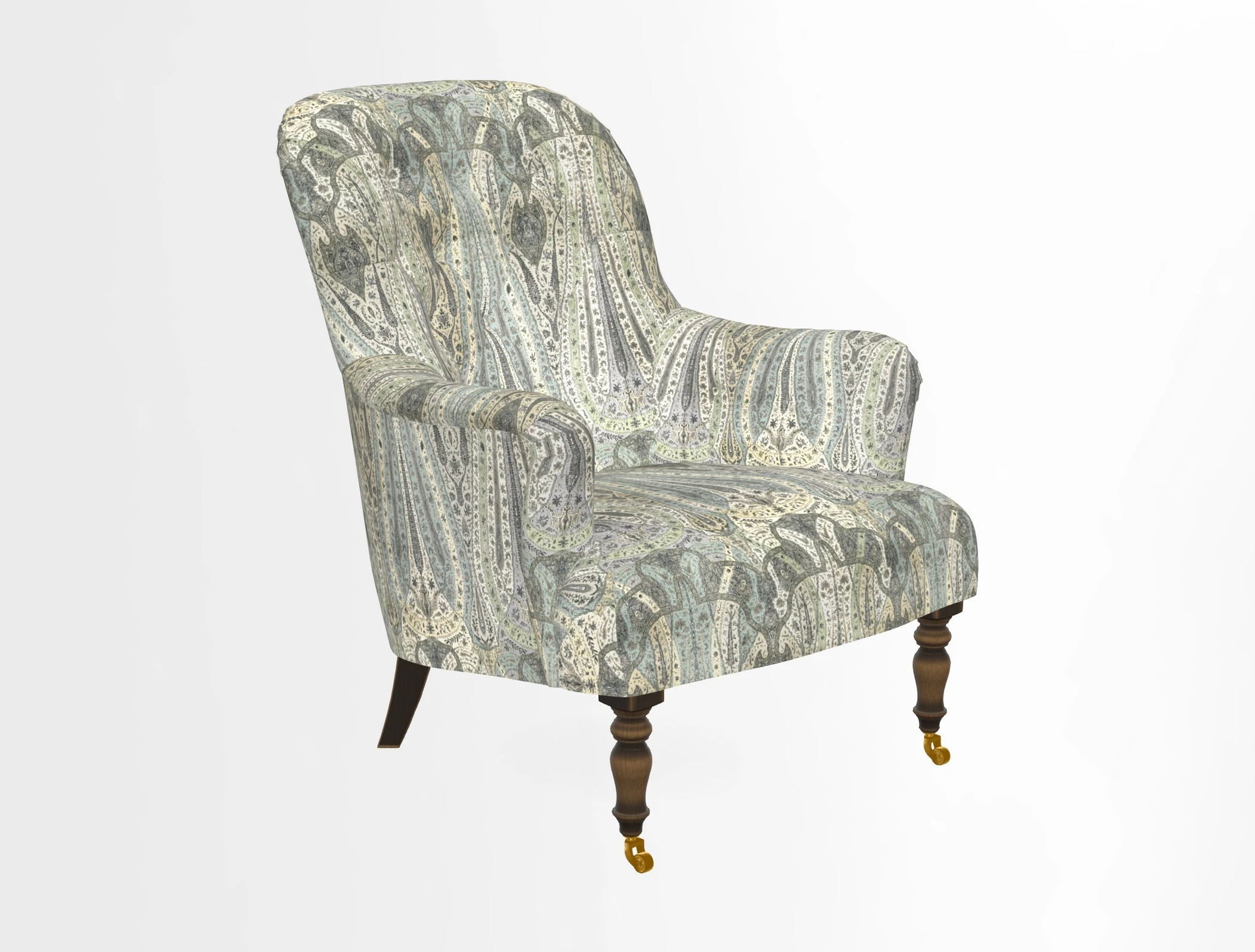 Tisbury Chair in House Clever Velvet Henna