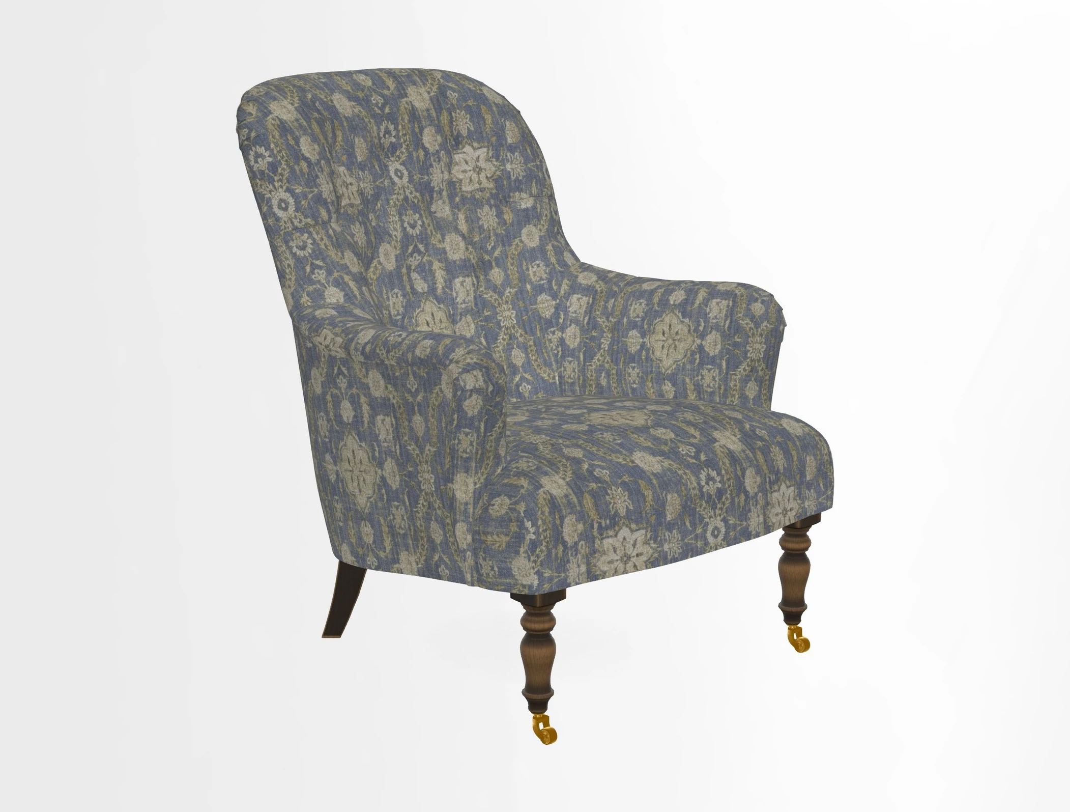 Tisbury Chair in House Clever Velvet Henna