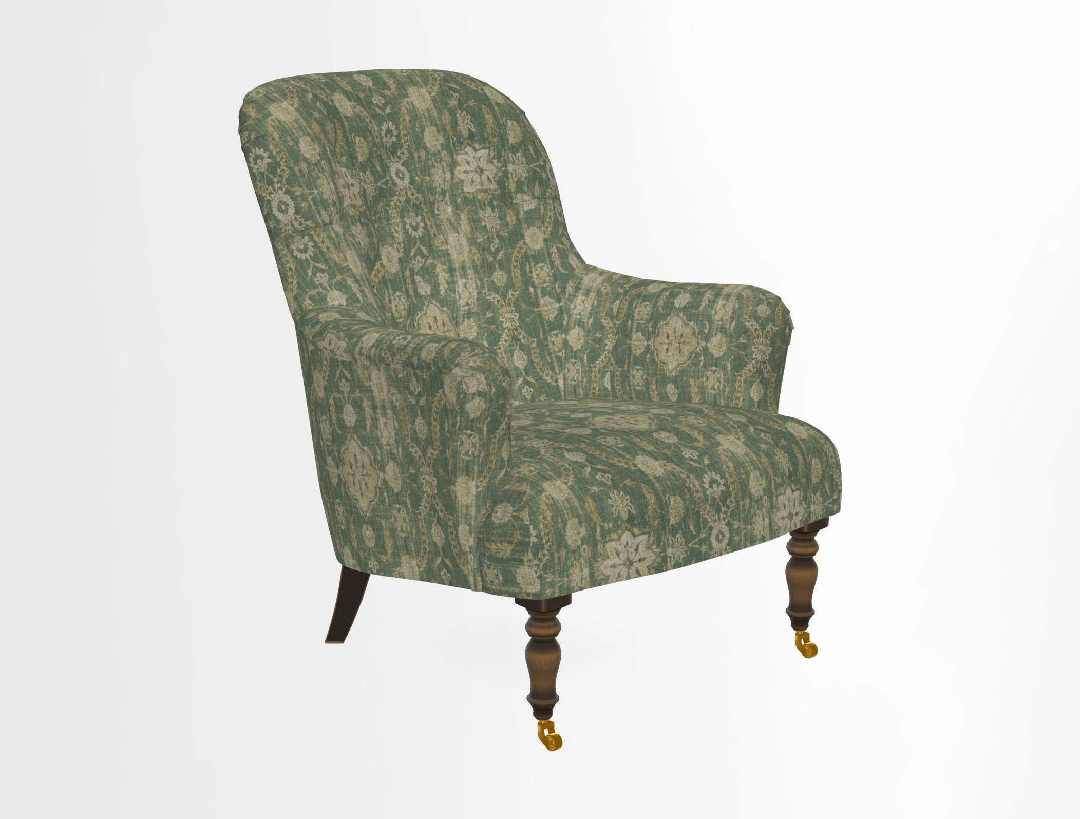 Tisbury Chair in House Clever Velvet Henna