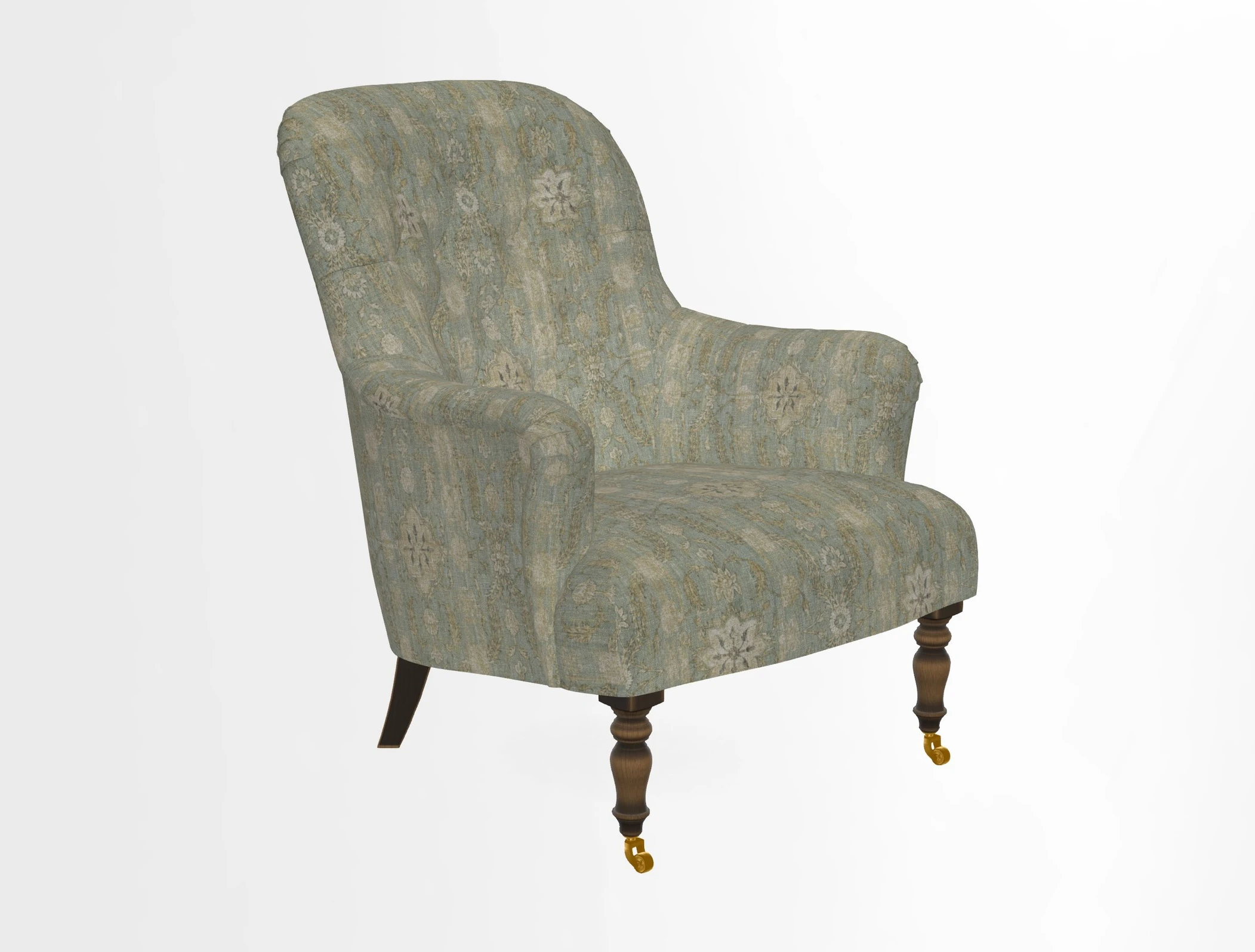 Tisbury Chair in House Clever Velvet Henna