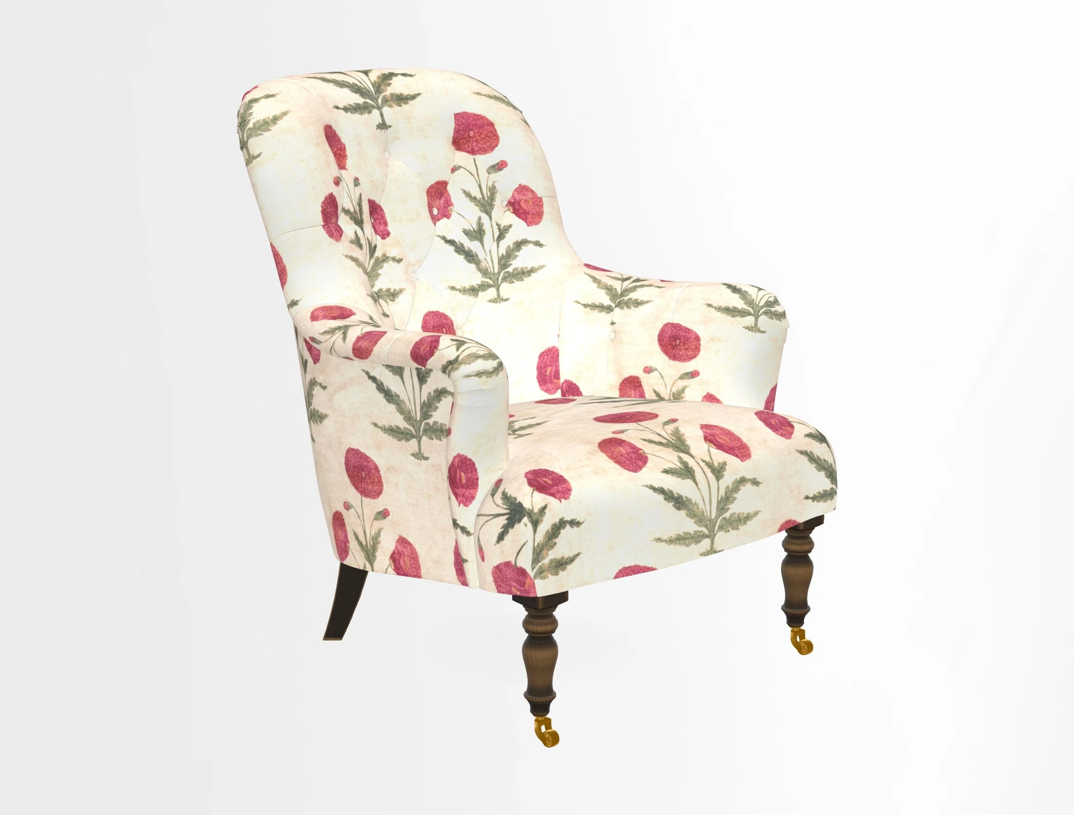 Tisbury Chair in House Clever Velvet Henna