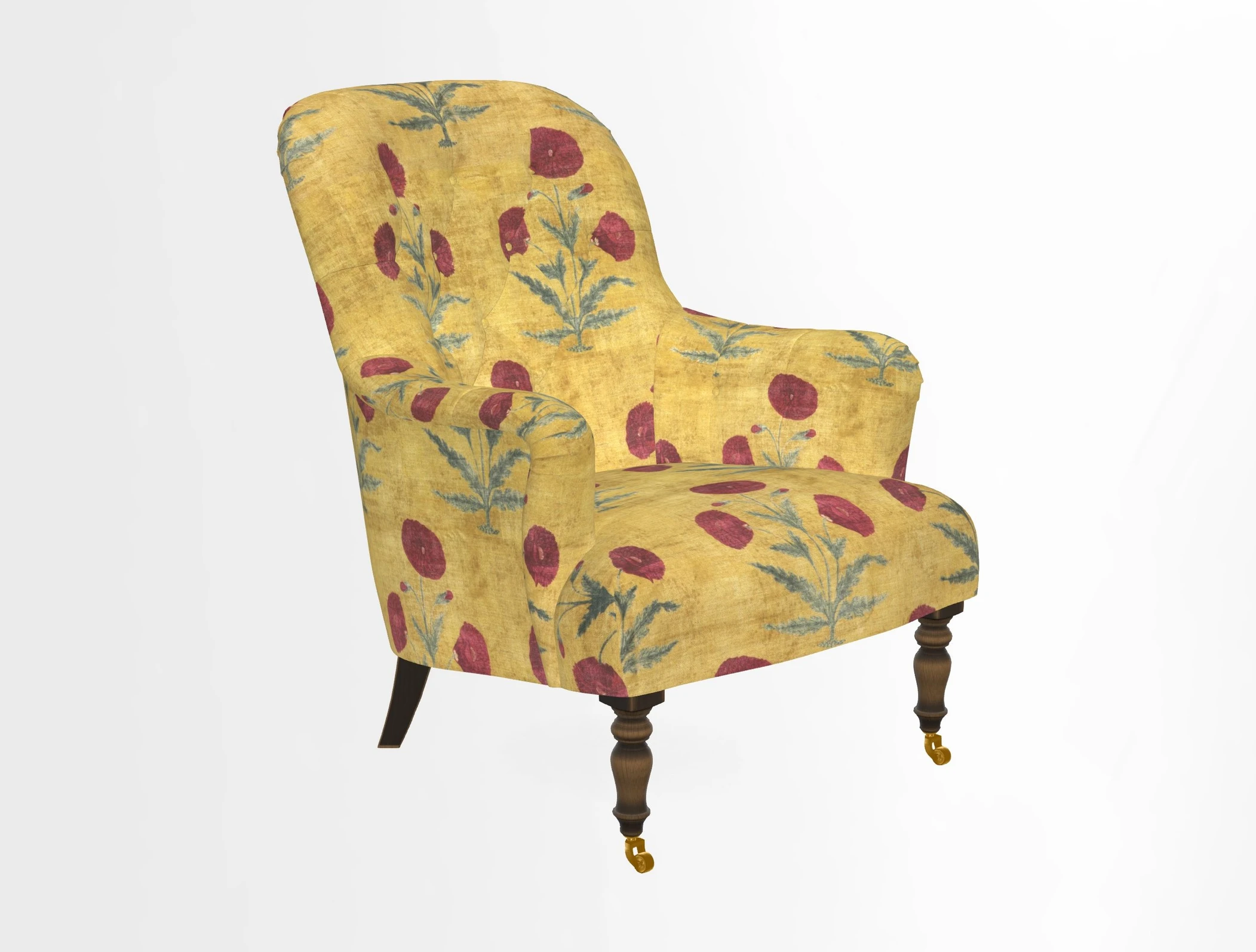 Tisbury Chair in House Clever Velvet Henna