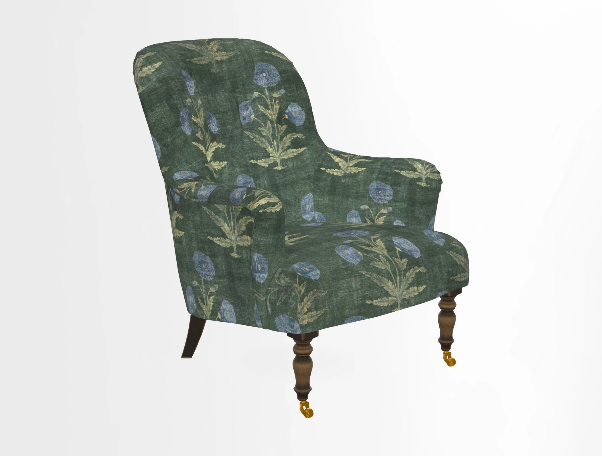 Tisbury Chair in House Clever Velvet Henna