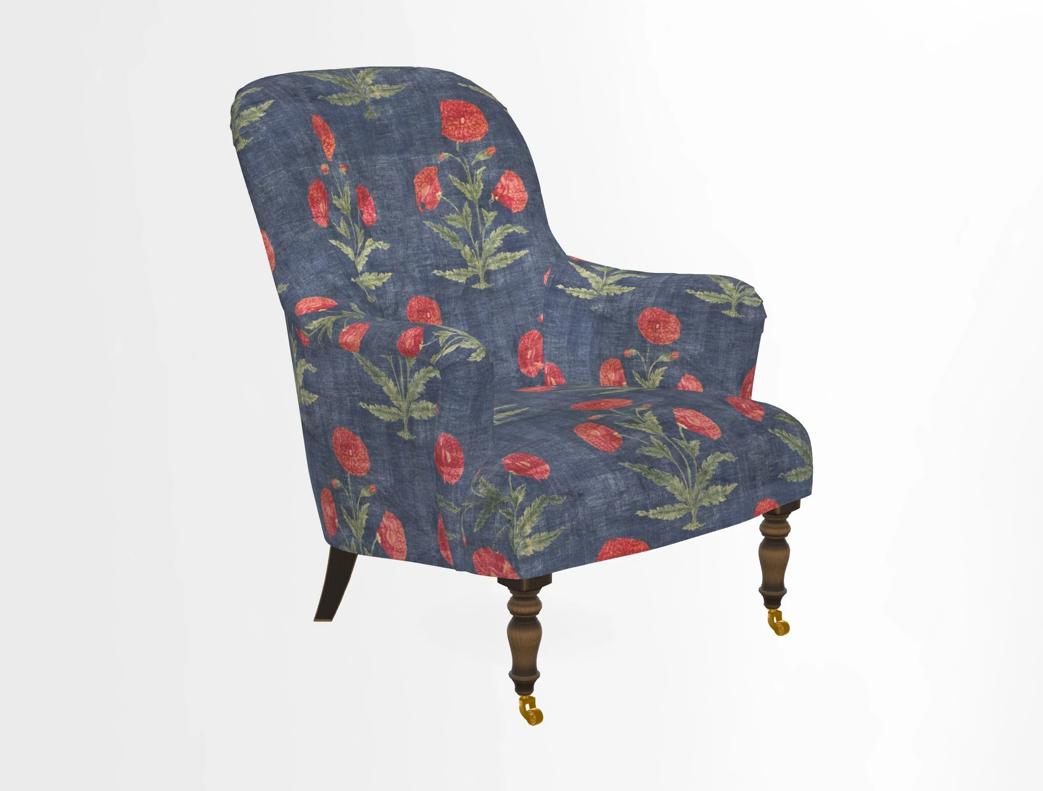 Tisbury Chair in House Clever Velvet Henna