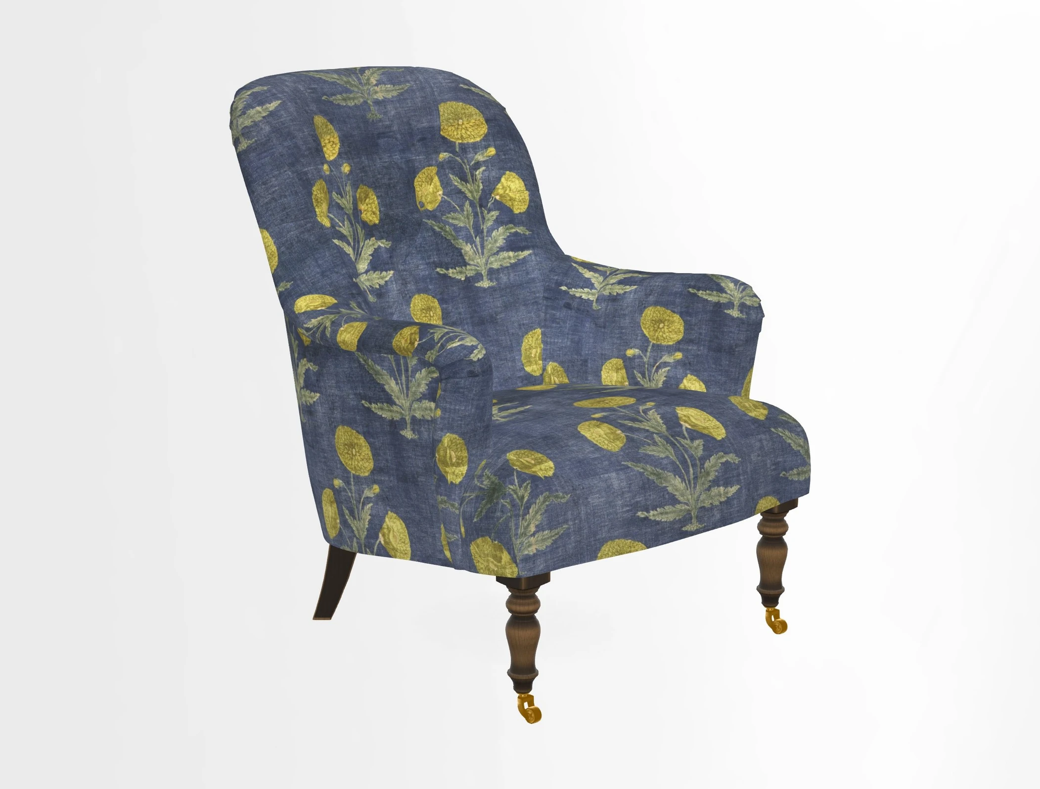 Tisbury Chair in House Clever Velvet Henna