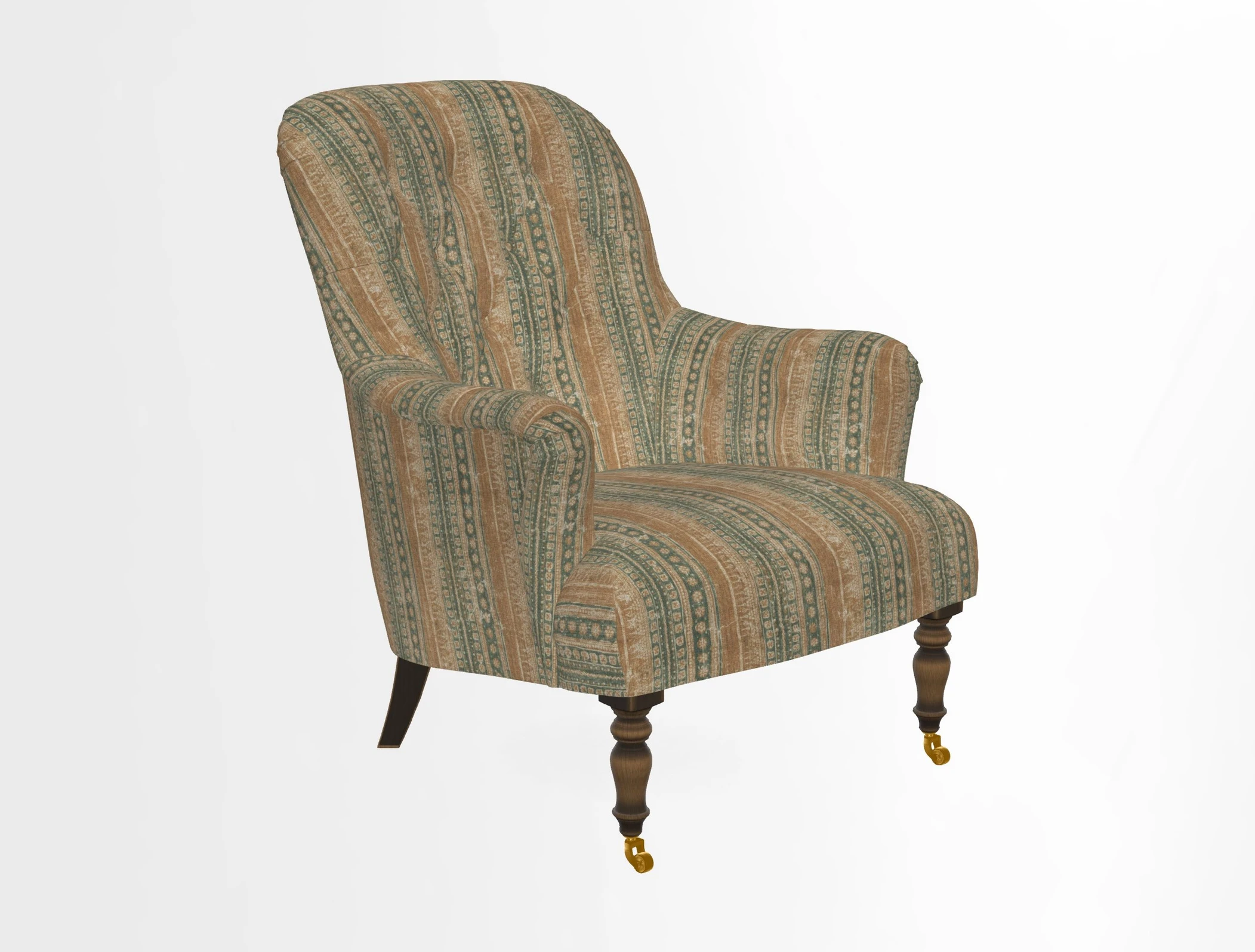 Tisbury Chair in House Clever Velvet Henna