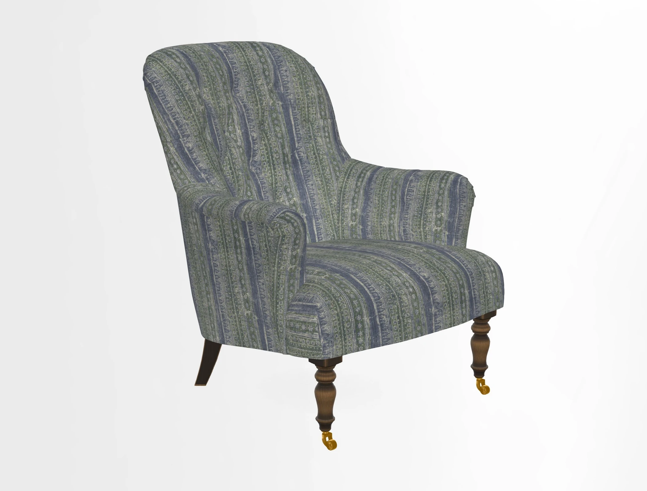 Tisbury Chair in House Clever Velvet Henna