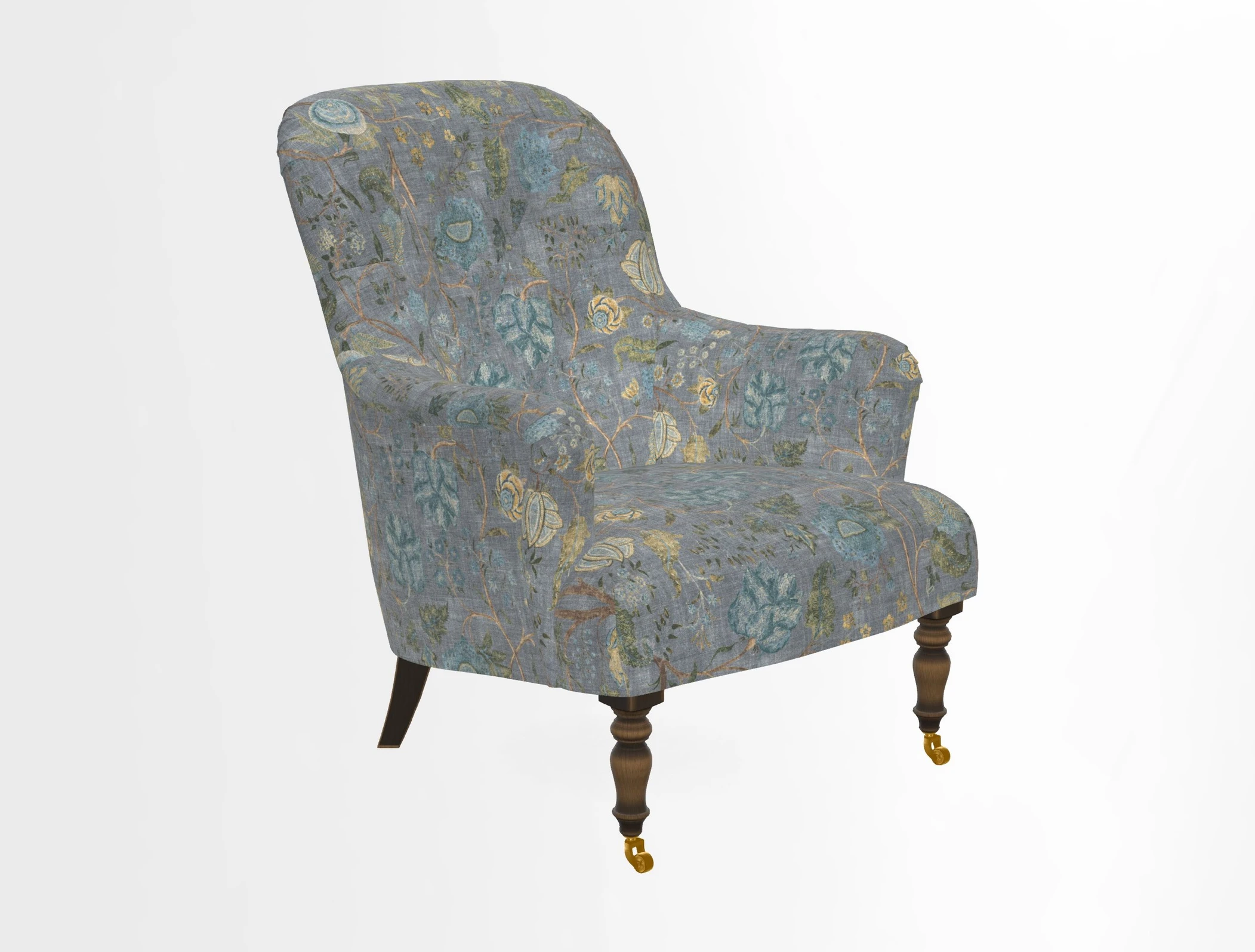 Tisbury Chair in House Clever Velvet Henna