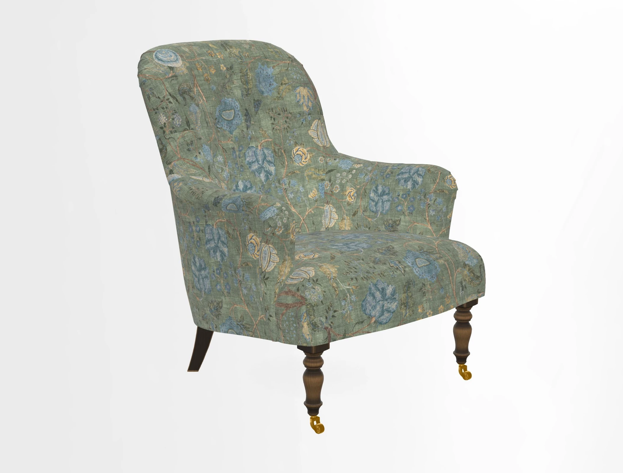 Tisbury Chair in House Clever Velvet Henna