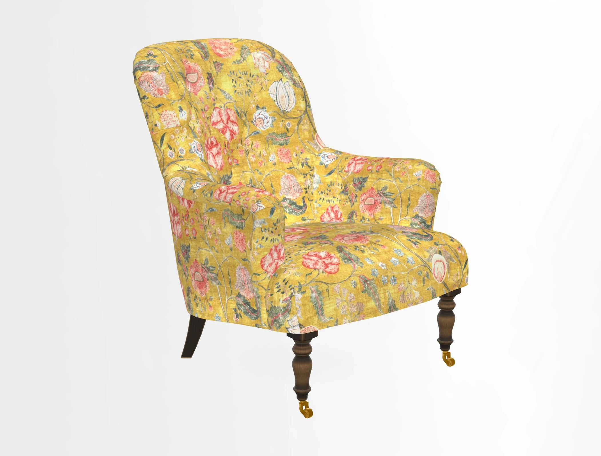 Tisbury Chair in House Clever Velvet Henna