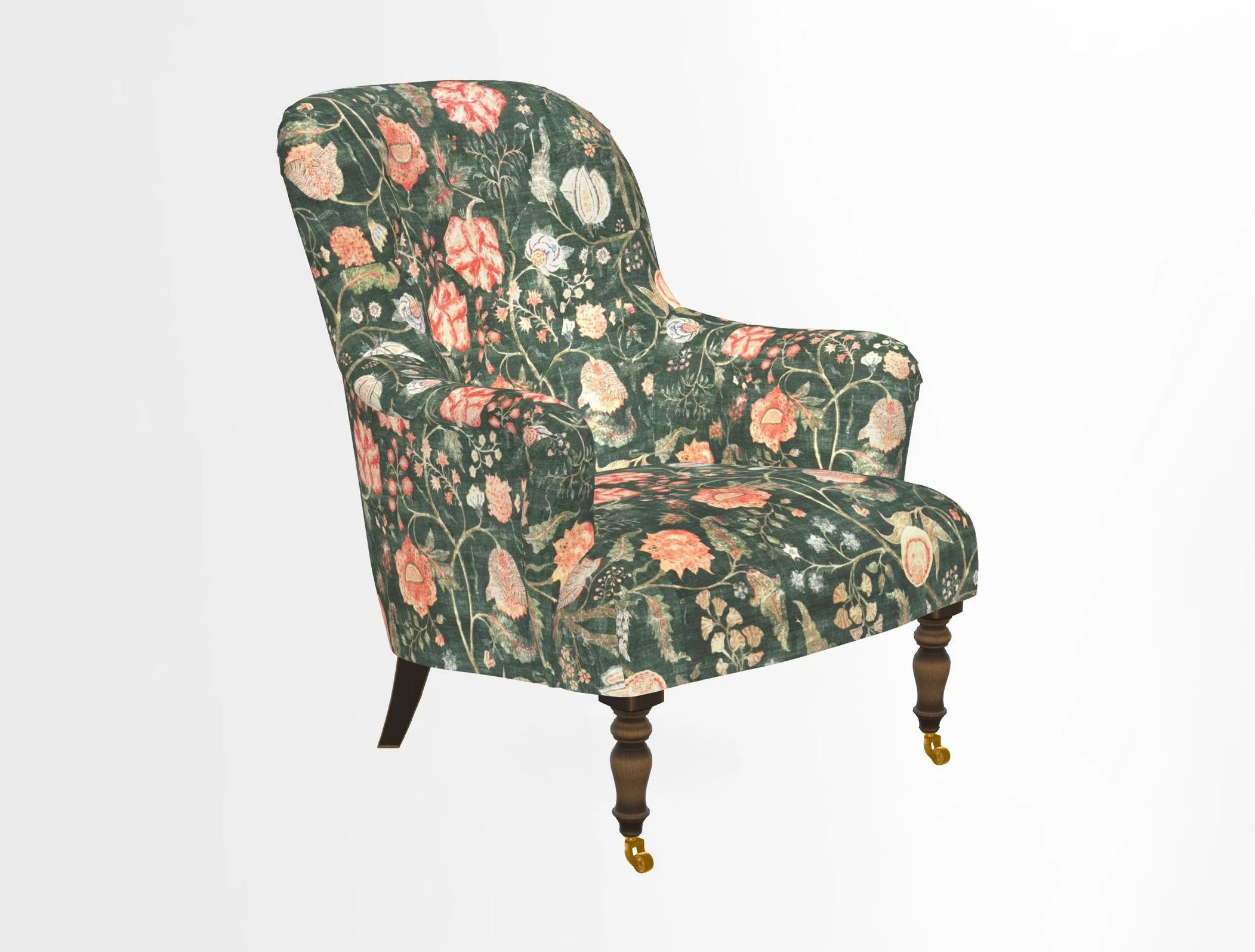 Tisbury Chair in House Clever Velvet Henna