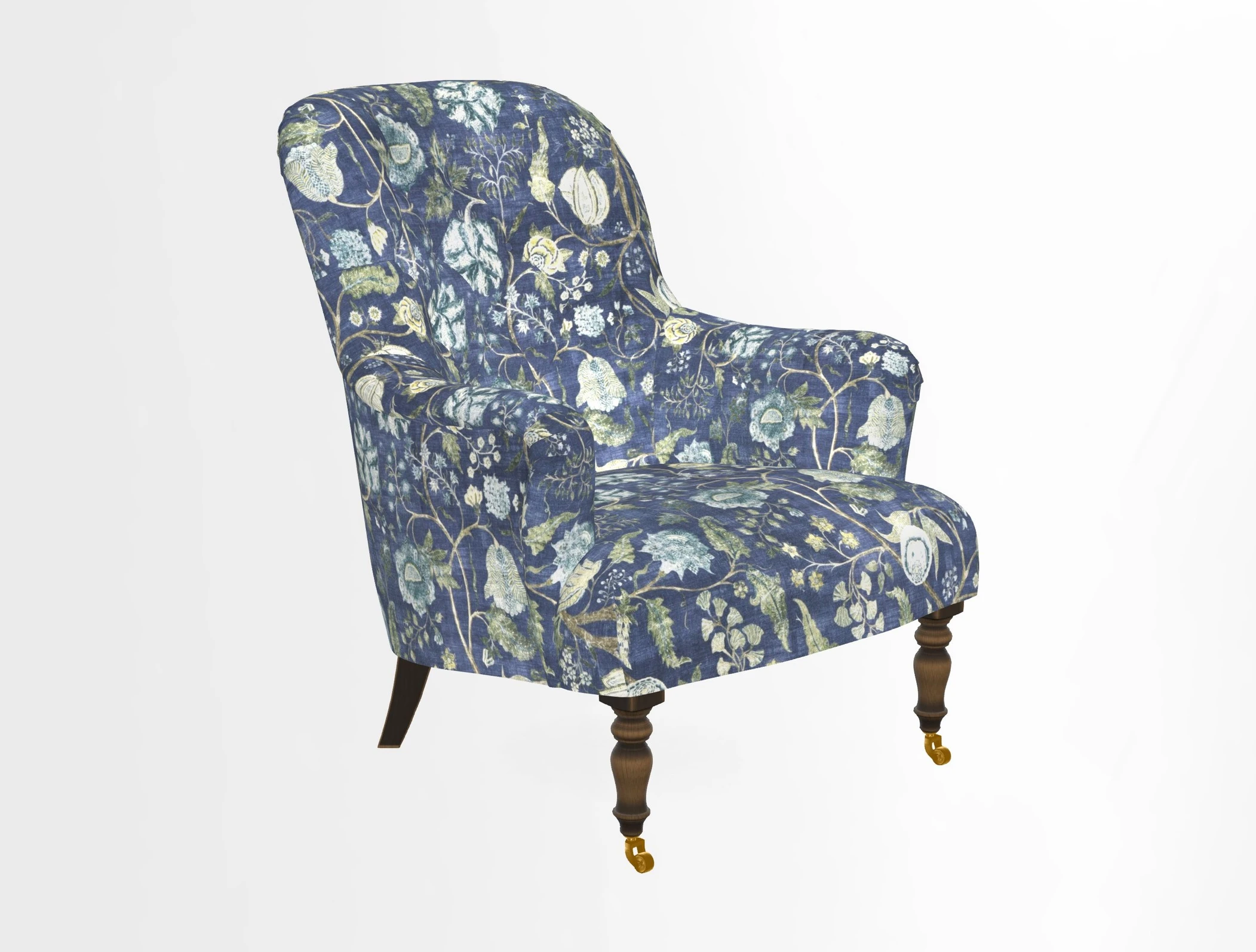 Tisbury Chair in House Clever Velvet Henna