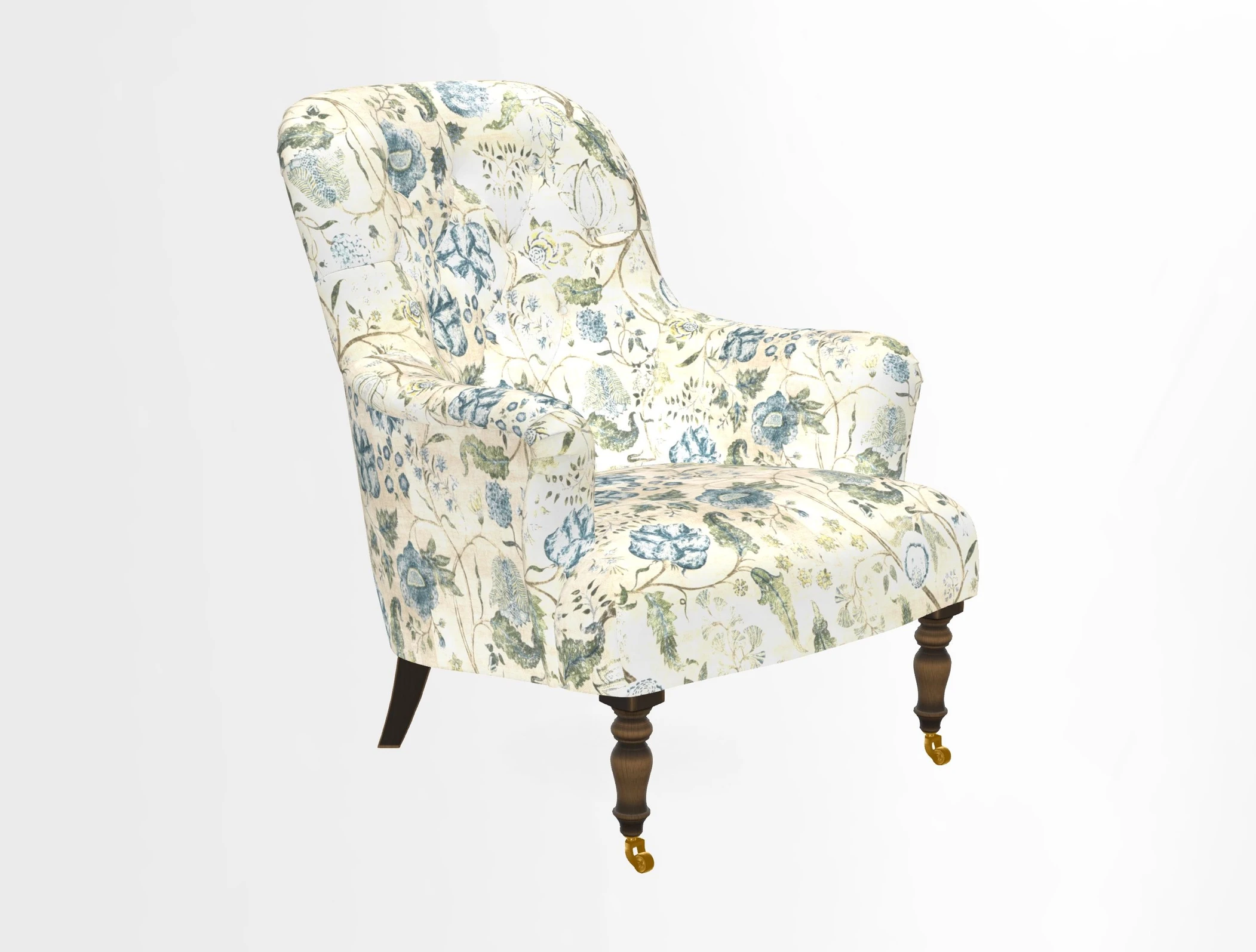 Tisbury Chair in House Clever Velvet Henna