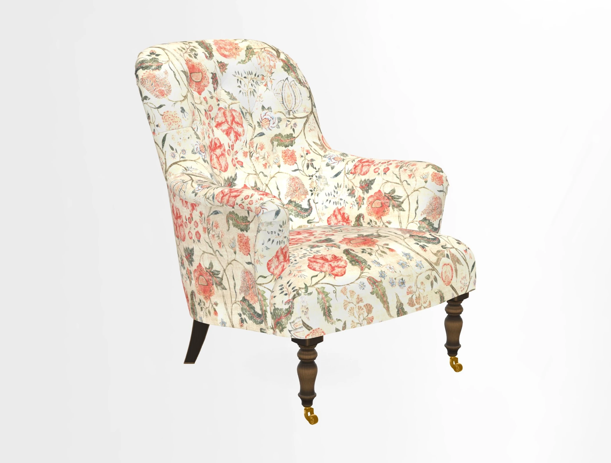 Tisbury Chair in House Clever Velvet Henna