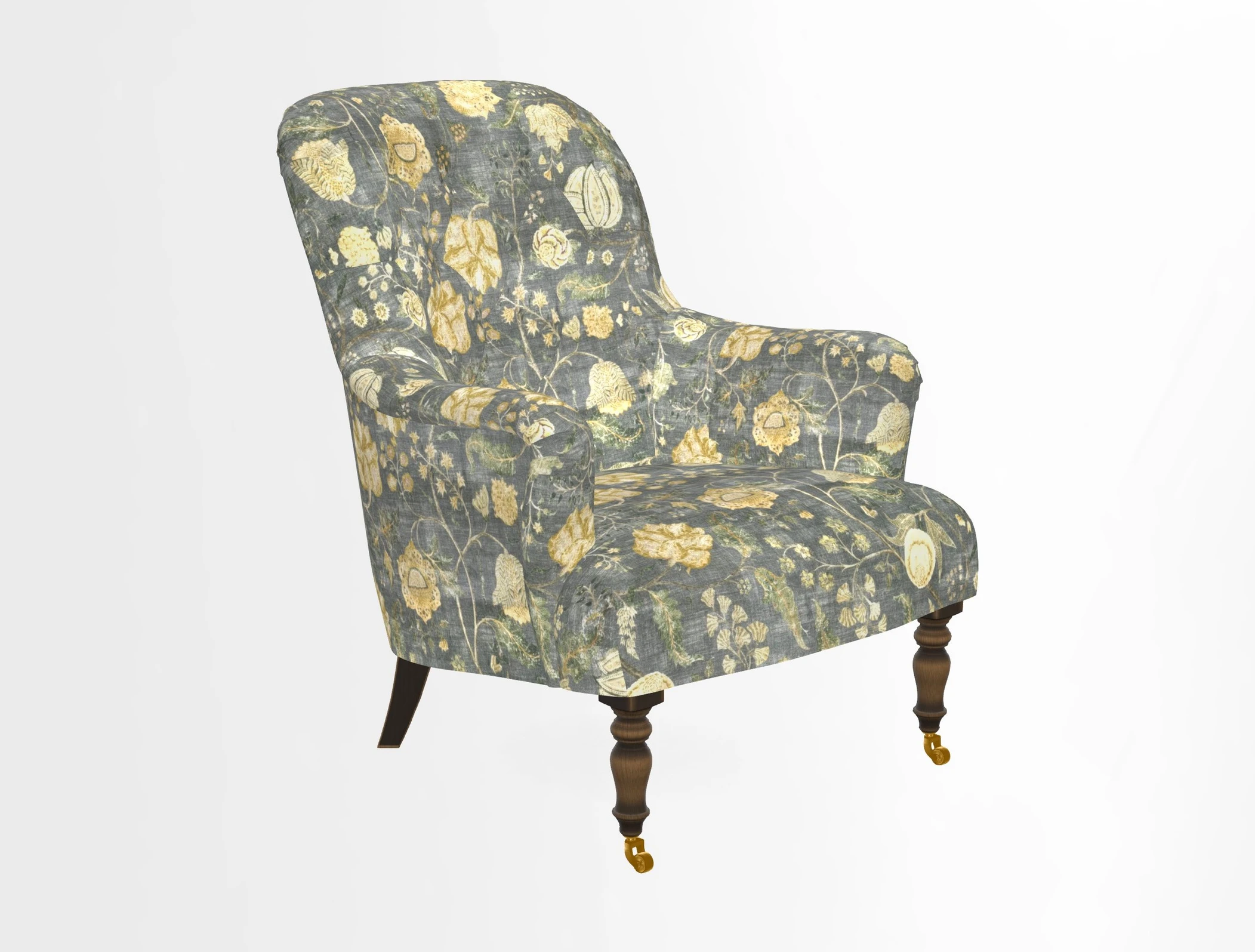 Tisbury Chair in House Clever Velvet Henna