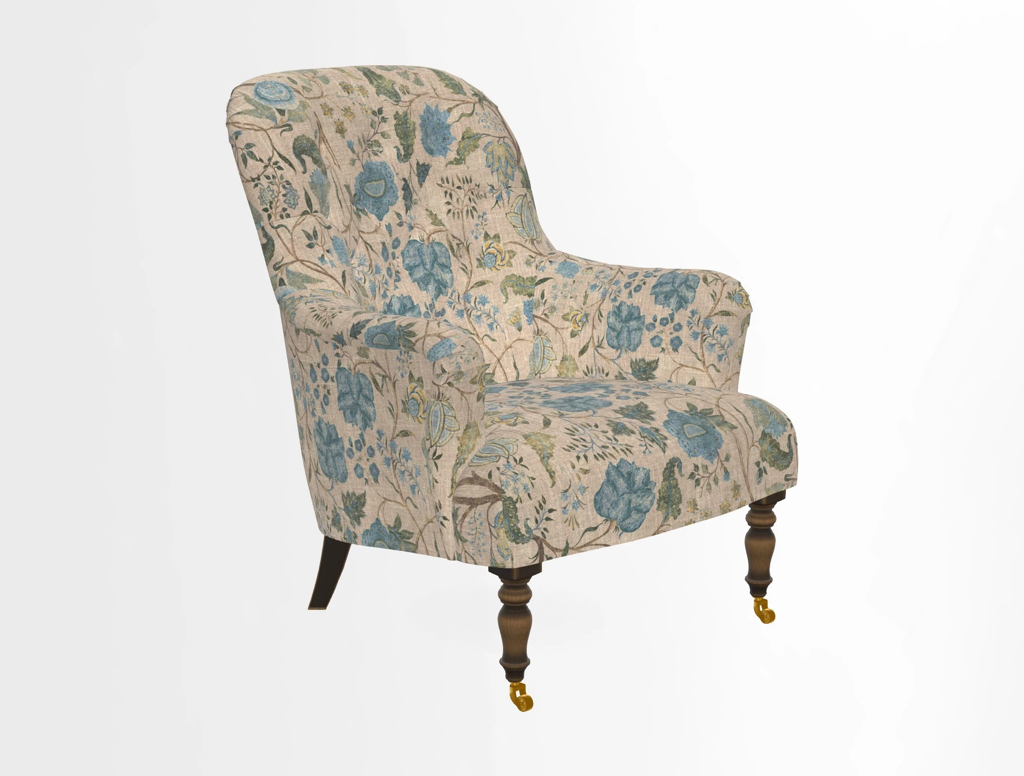 Tisbury Chair in House Clever Velvet Henna