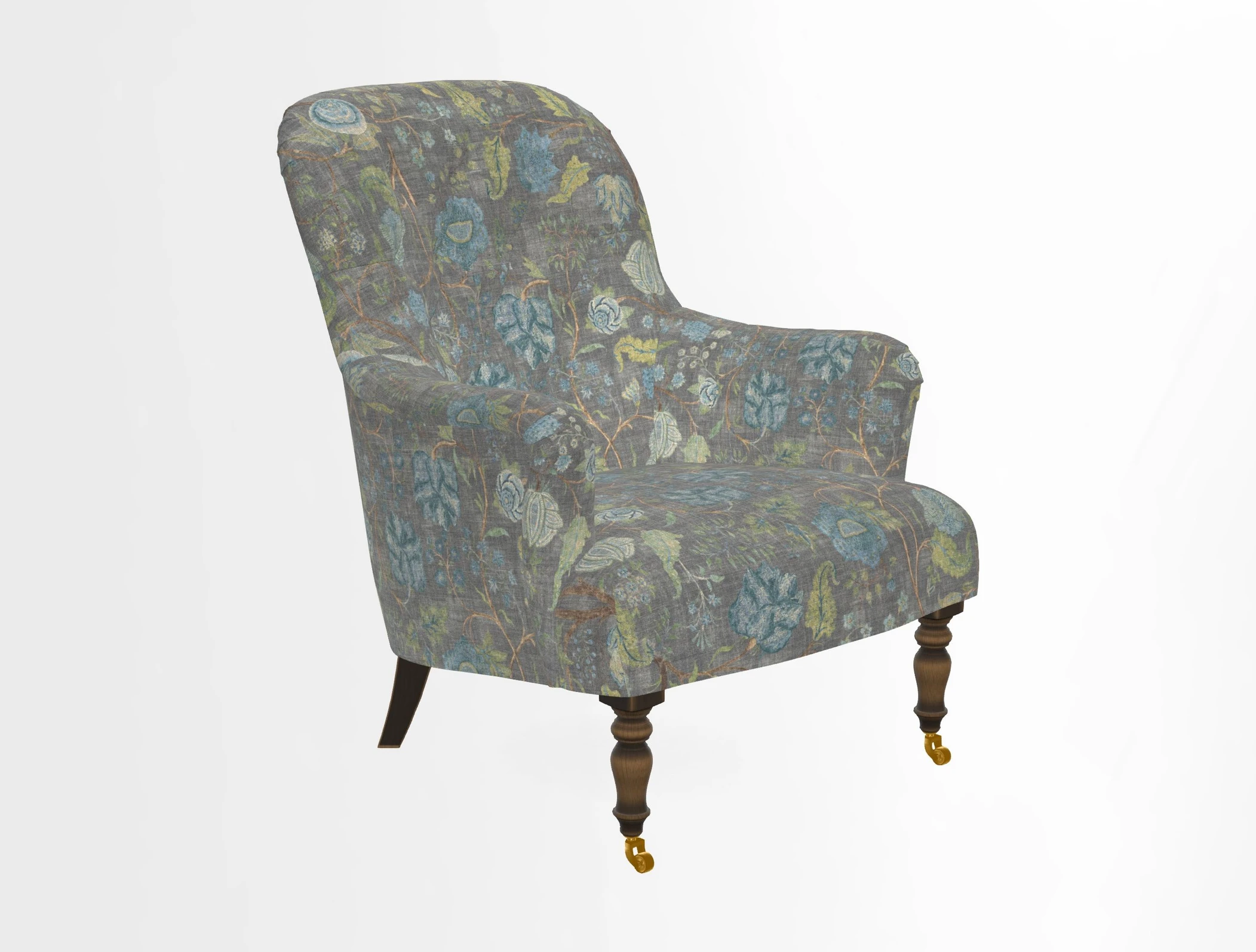 Tisbury Chair in House Clever Velvet Henna