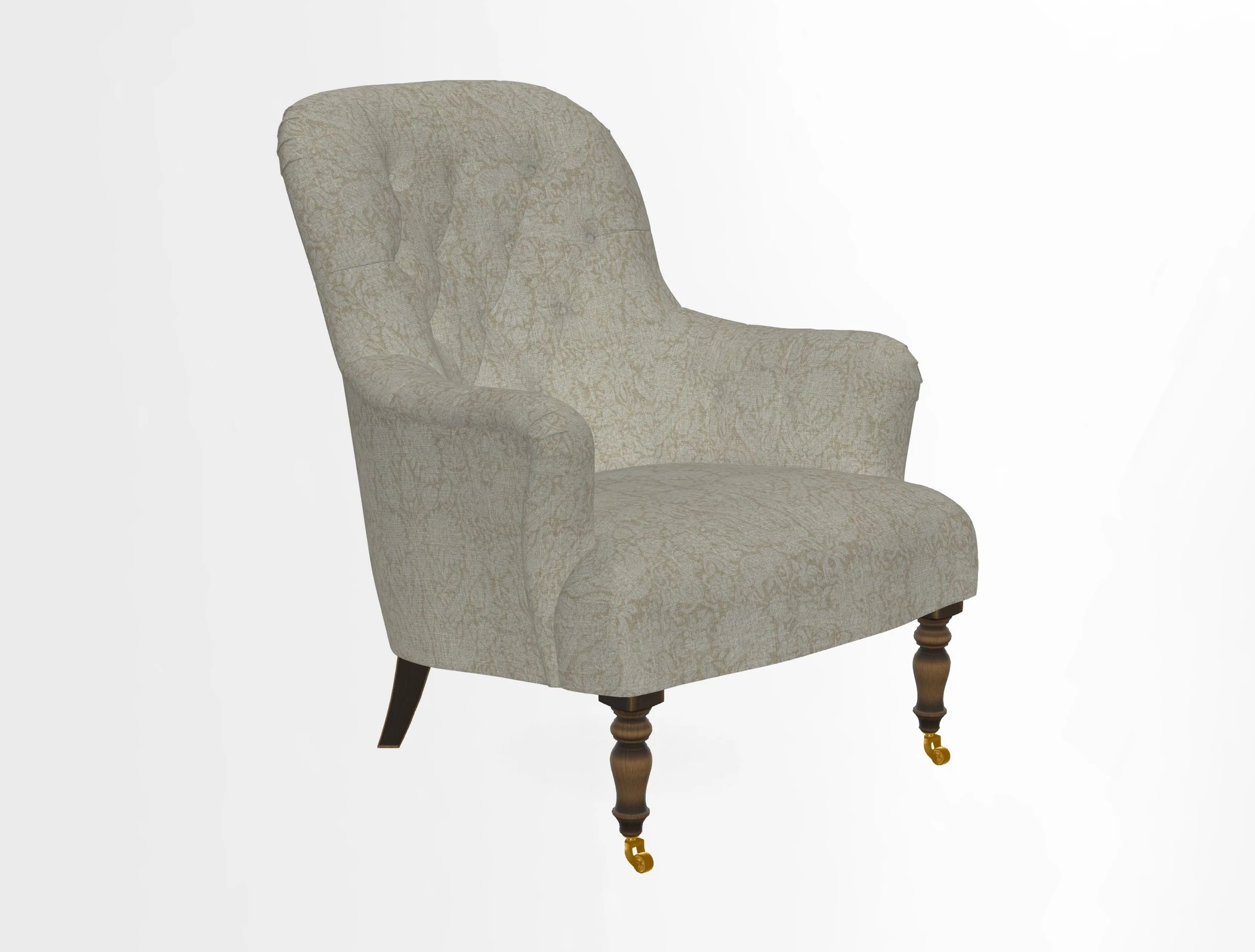 Tisbury Chair in House Clever Velvet Henna