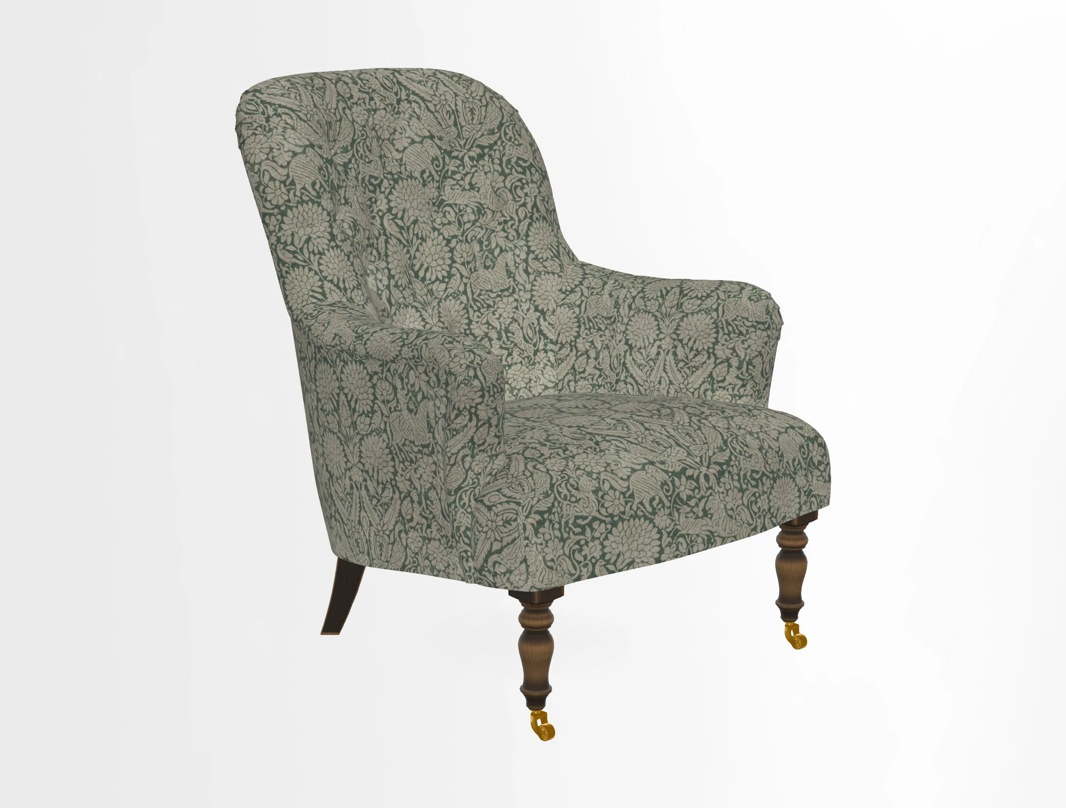 Tisbury Chair in House Clever Velvet Henna