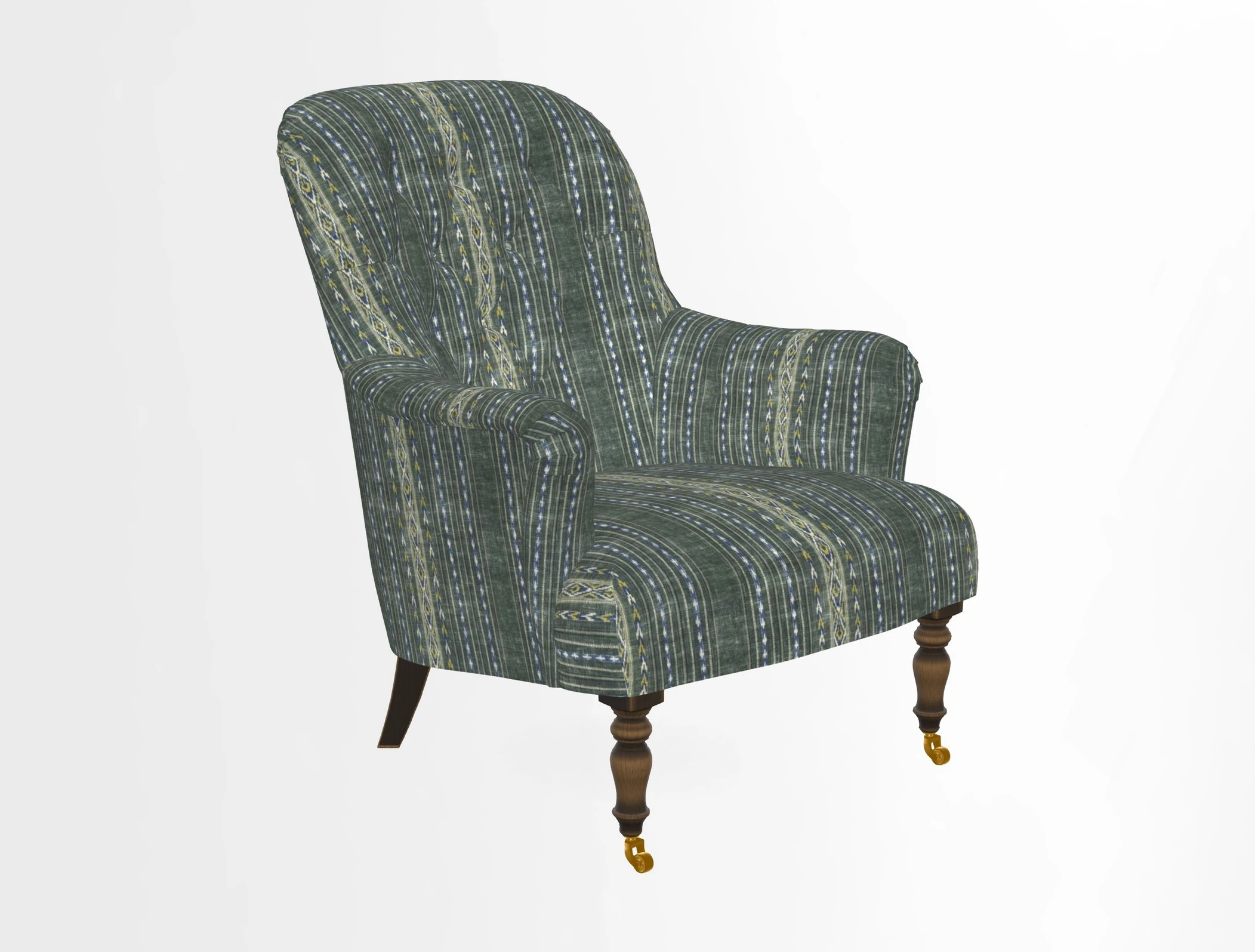 Tisbury Chair in House Clever Velvet Henna