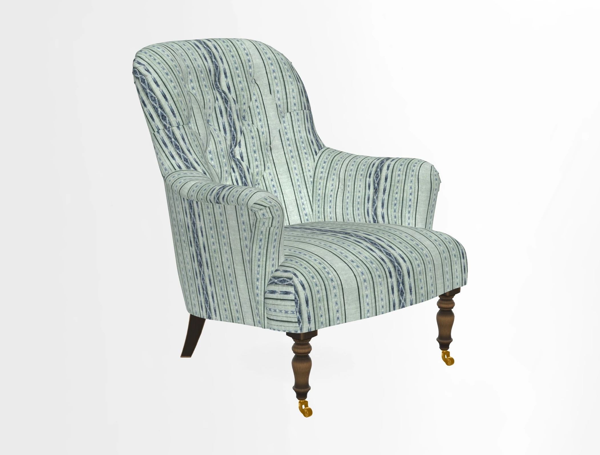 Tisbury Chair in House Clever Velvet Henna