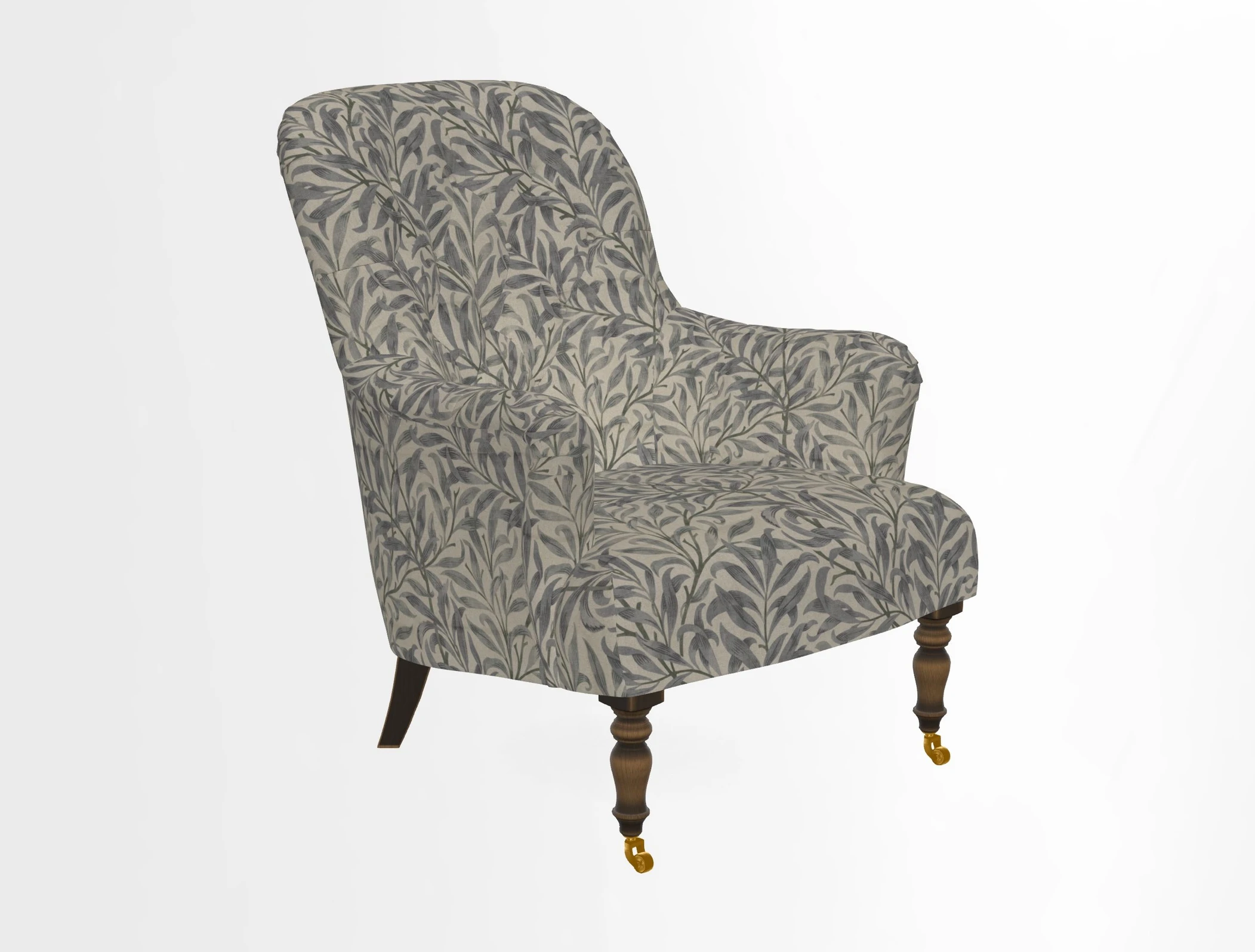 Tisbury Chair in House Clever Velvet Henna