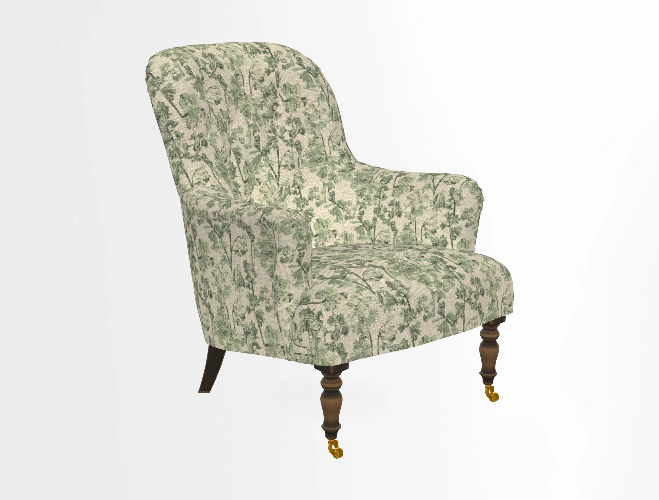 Tisbury Chair in House Clever Velvet Henna