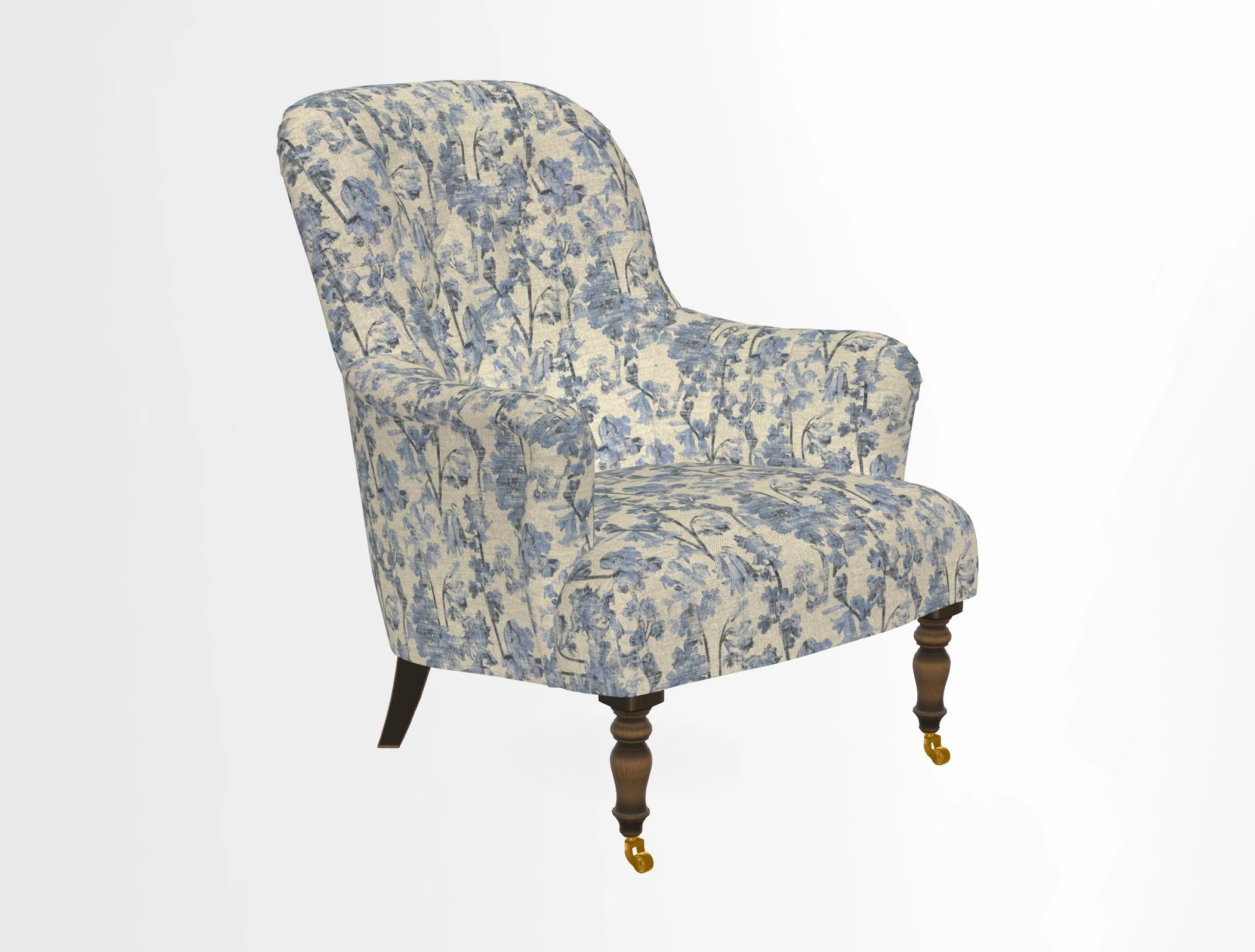 Tisbury Chair in House Clever Velvet Henna