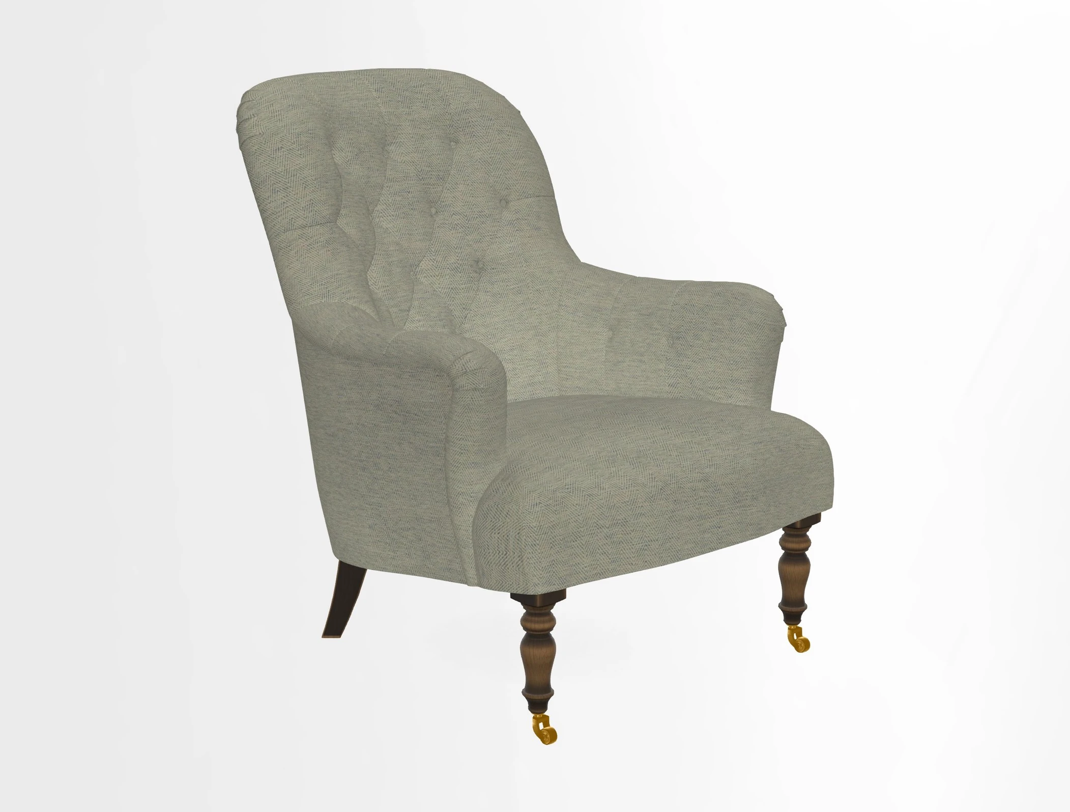 Tisbury Chair in House Clever Velvet Henna