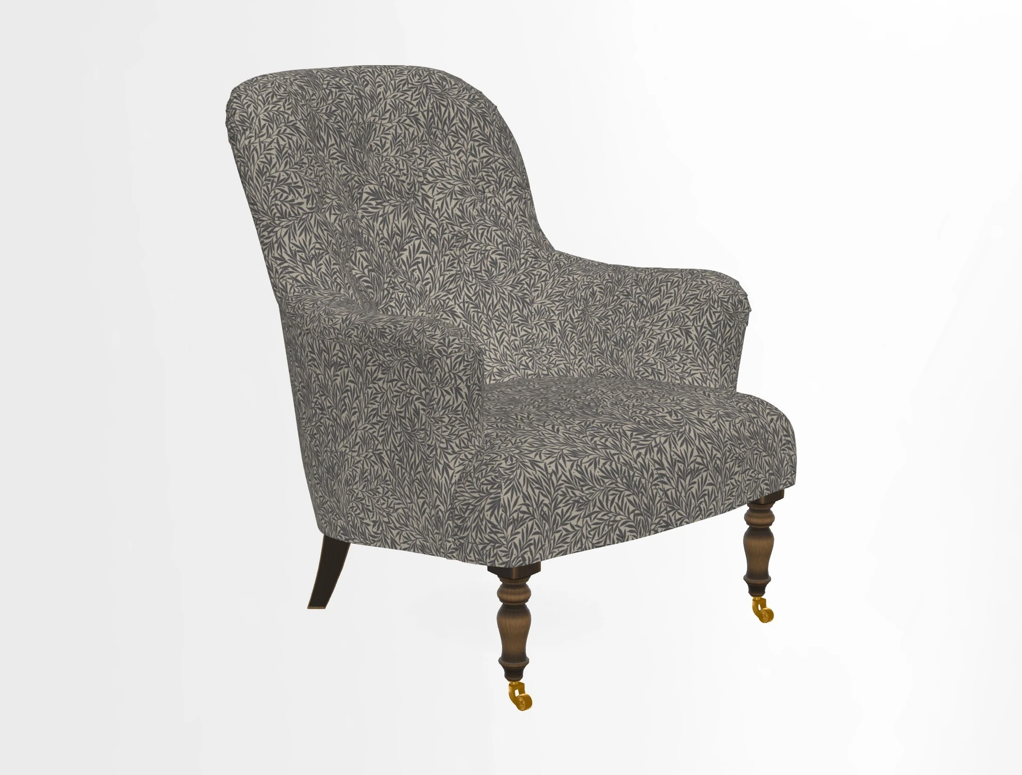 Tisbury Chair in House Clever Velvet Henna